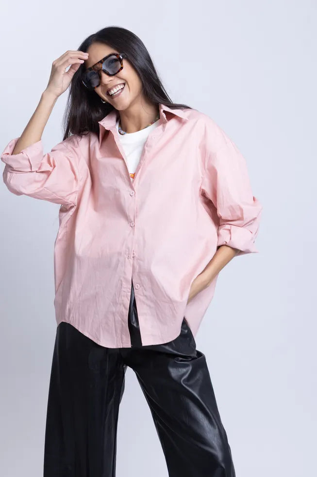 מכופתרת שחר ורוד עתיק