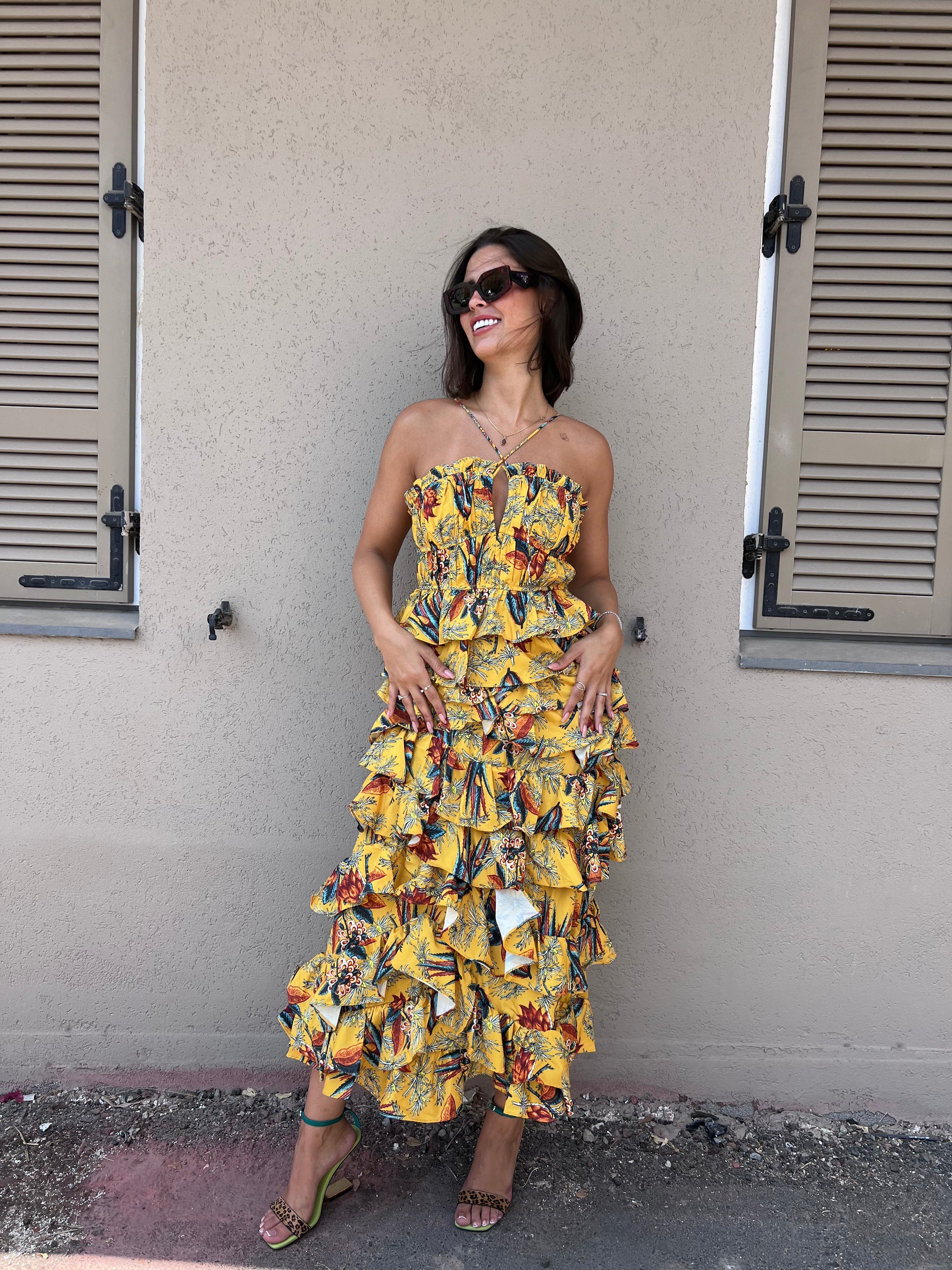 שמלת טאטי צהוב