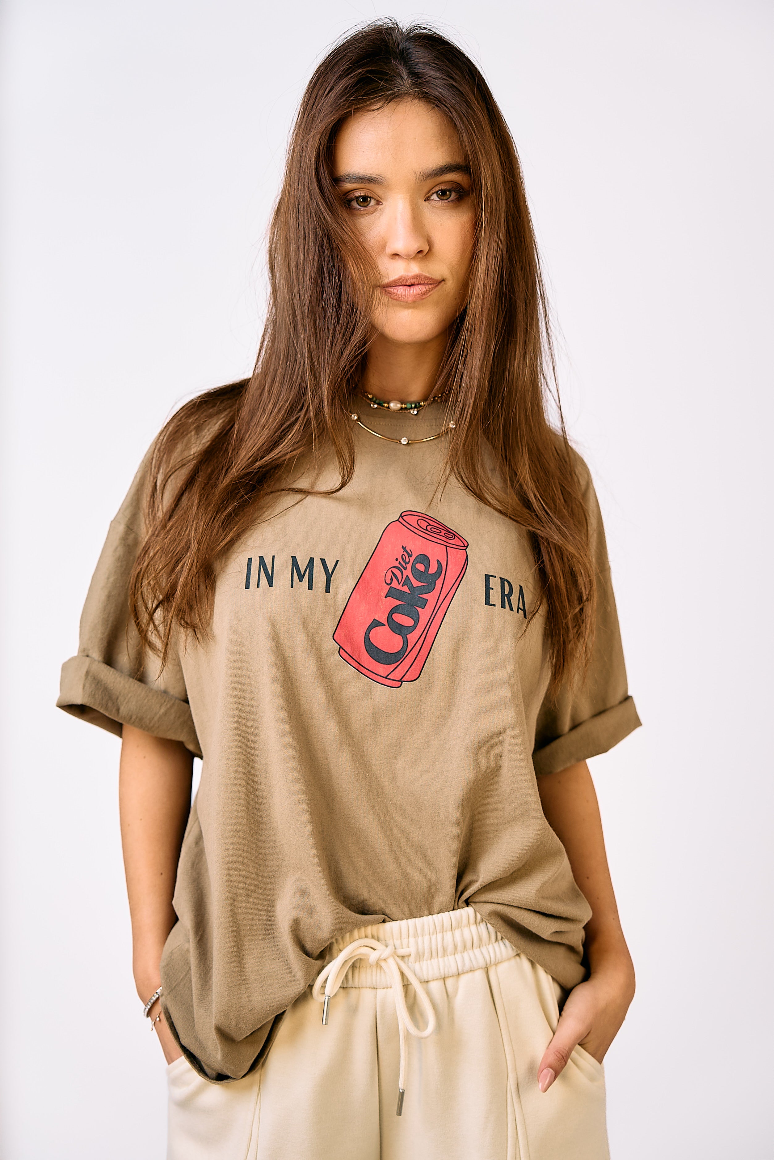 חולצת טי זירו חום