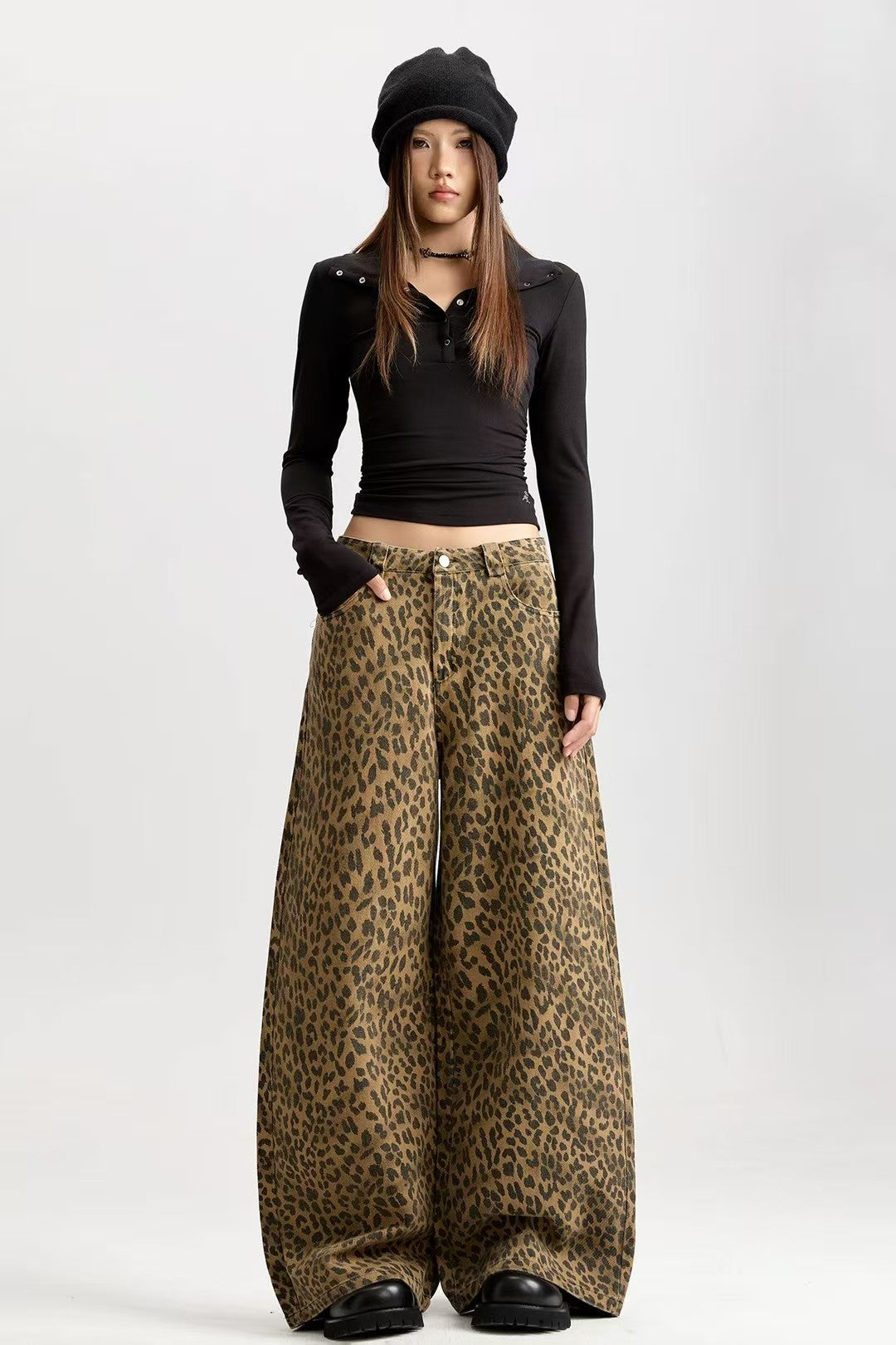 ג׳ינס היילי מנומר