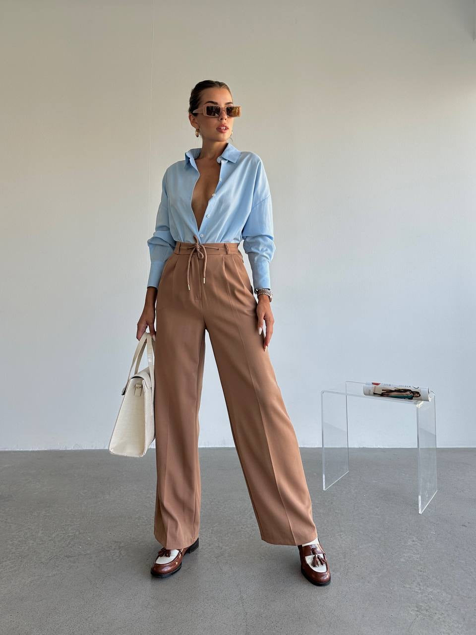 מכנס יולי חום