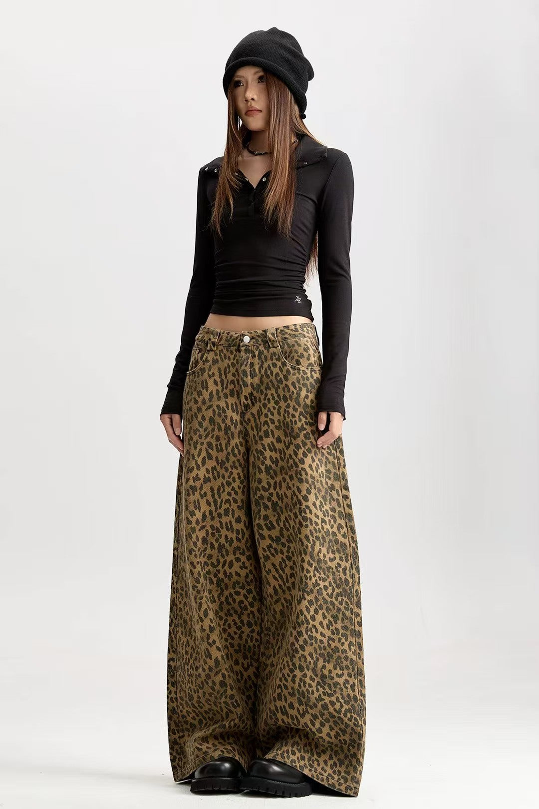 ג׳ינס היילי מנומר