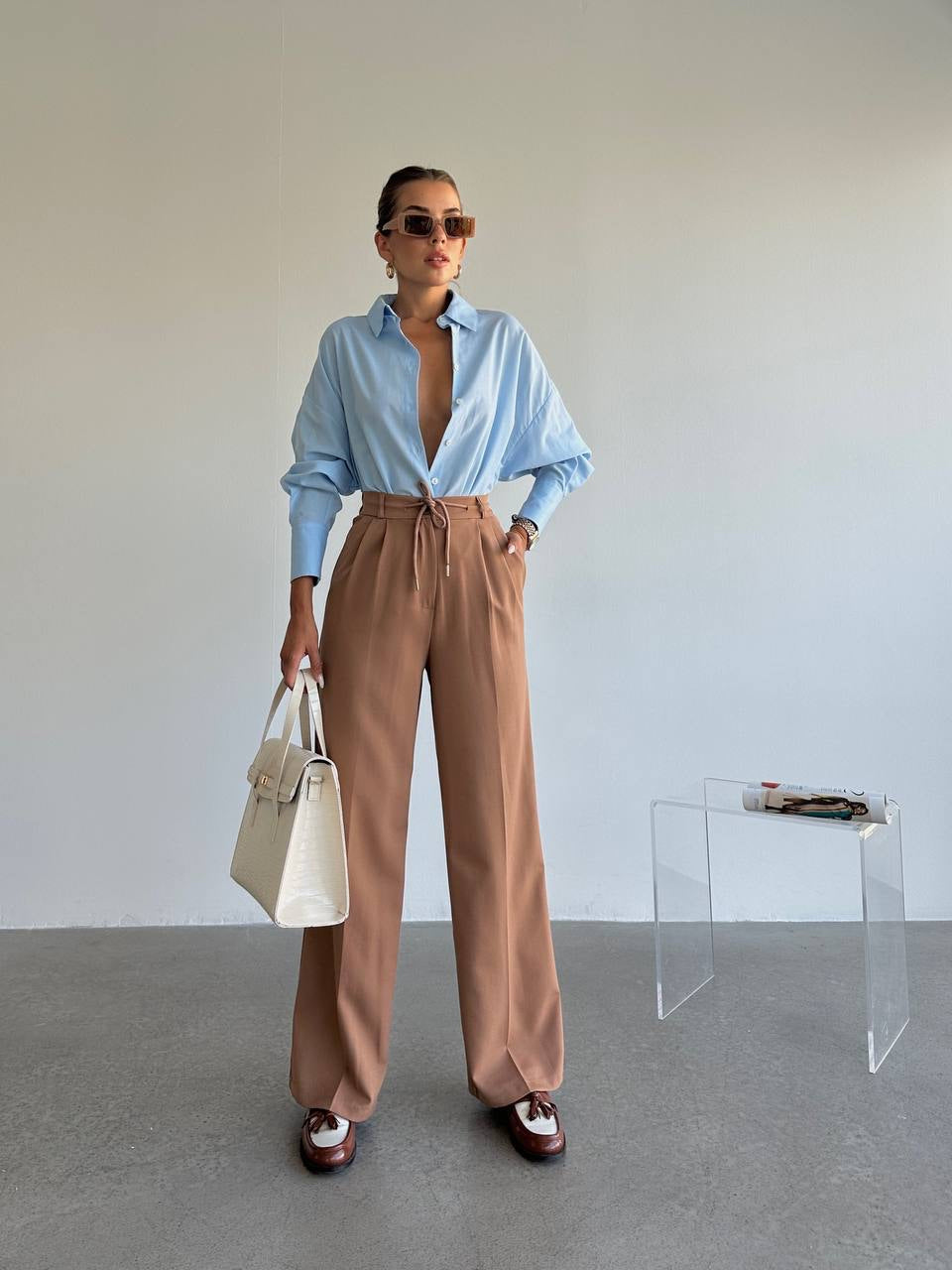 מכנס יולי חום