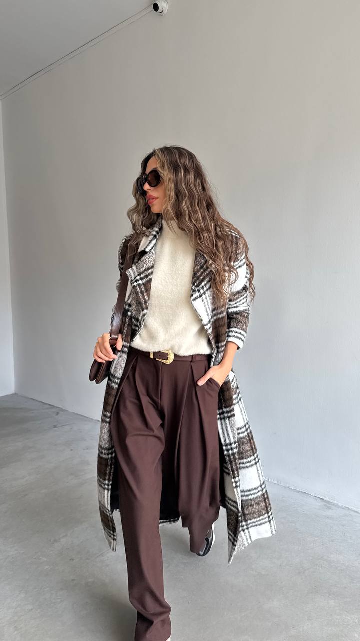 מעיל אמילי משבצות