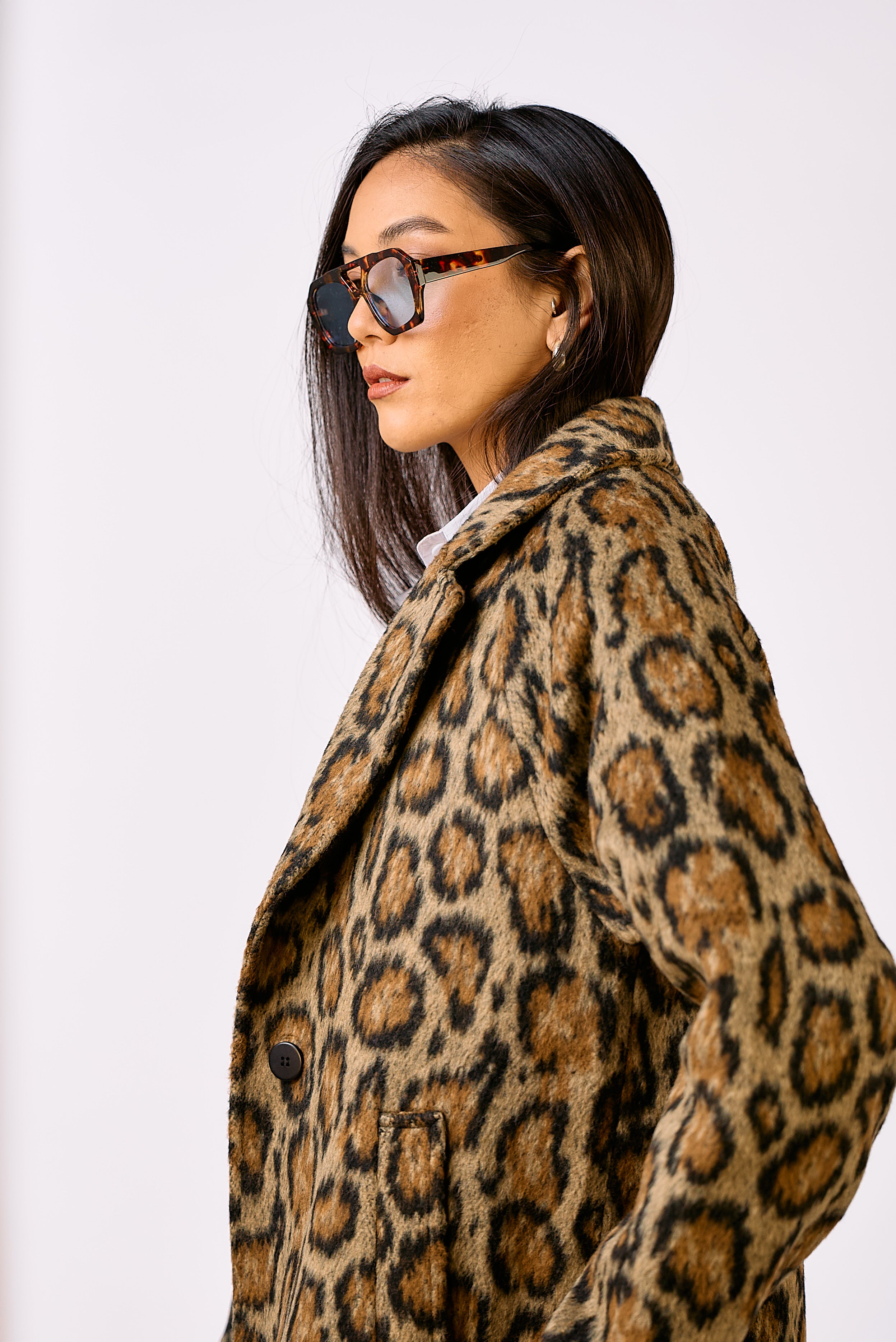 מעיל טינה מנומר