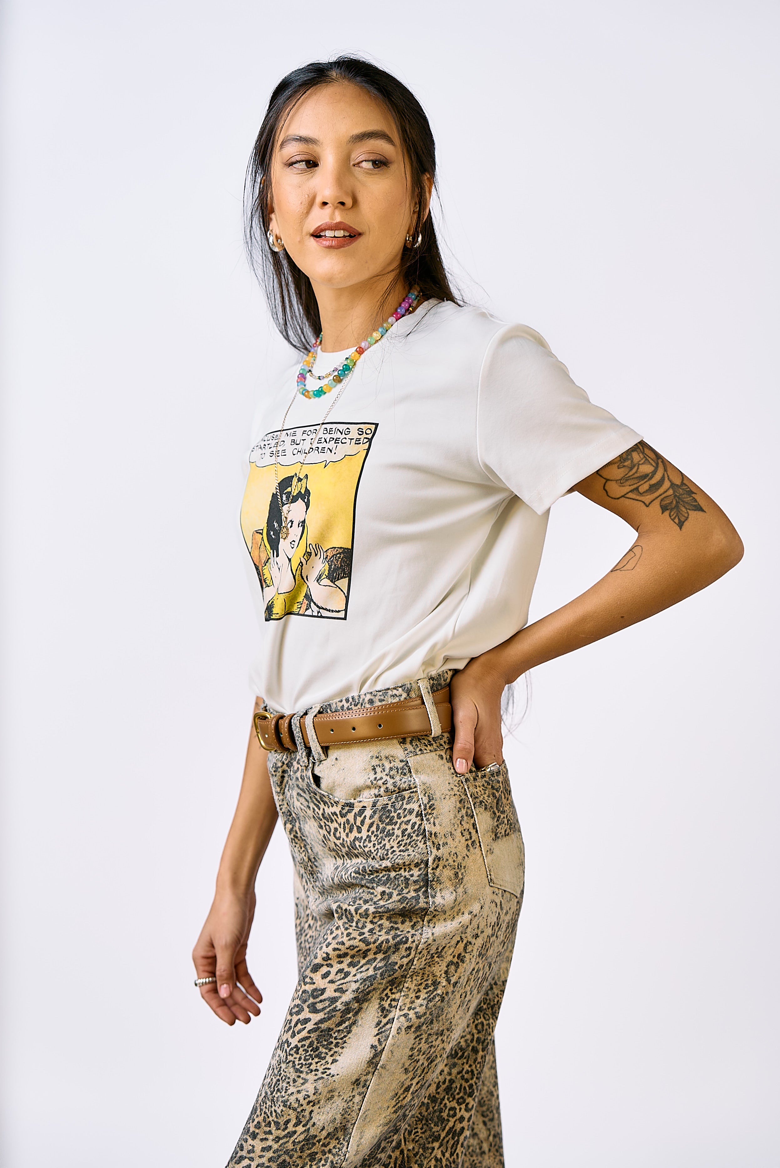 חולצת טי סנאו לבן