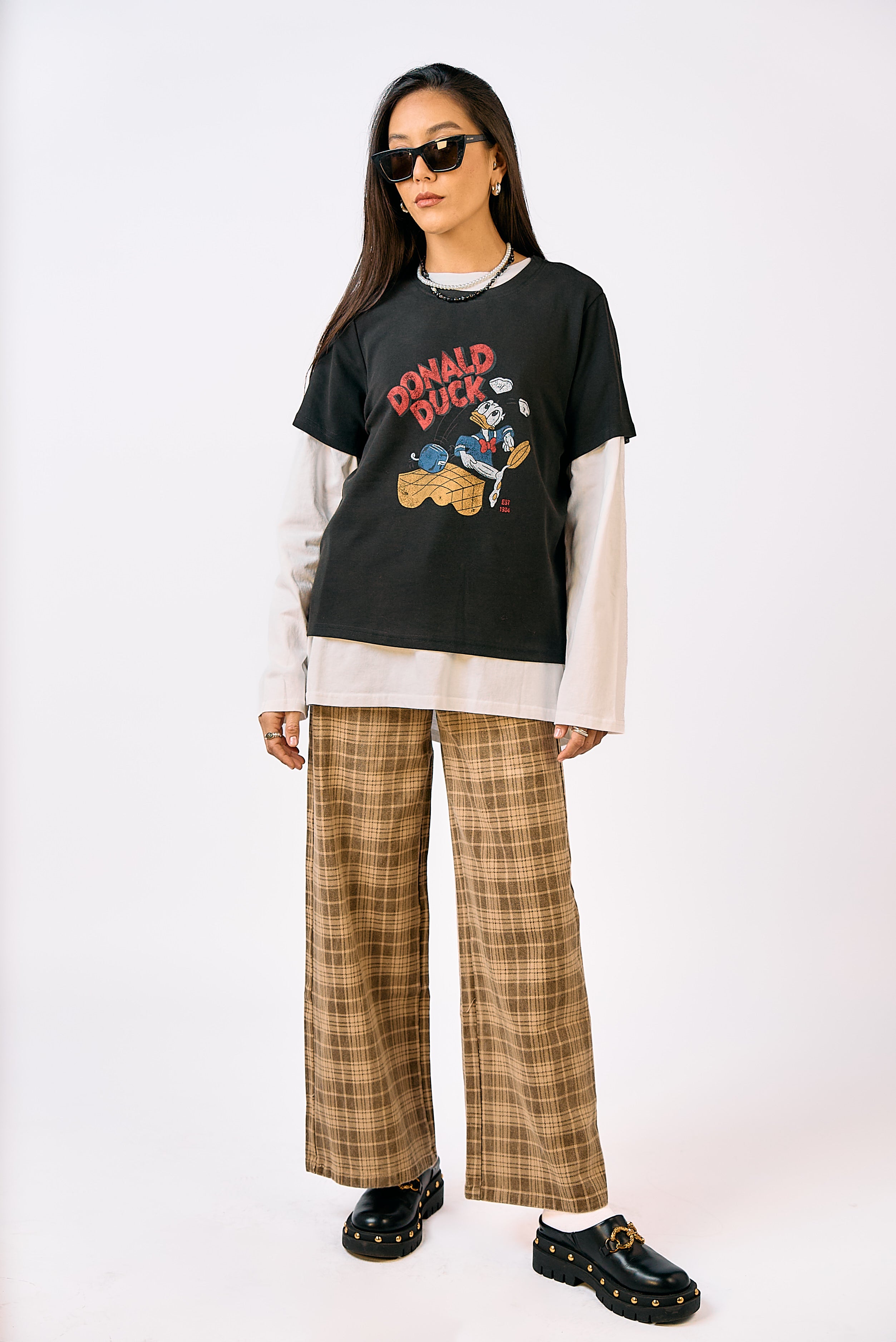 חולצת טי דונלד שחור