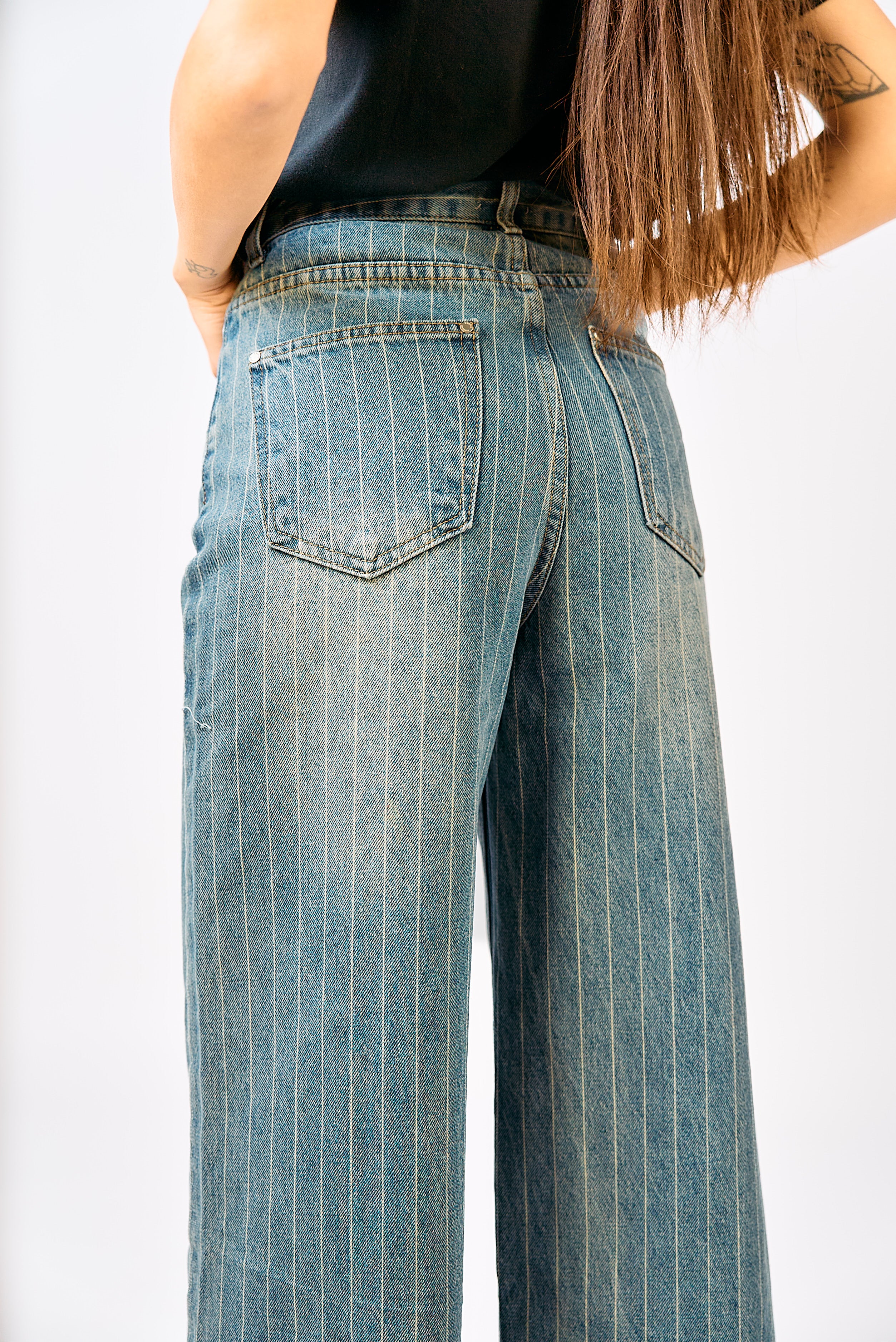 ג׳ינס דונה פסים