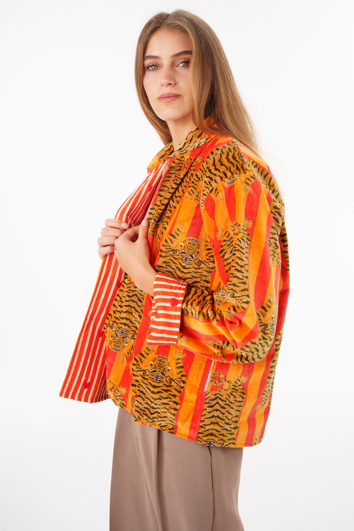 ג׳קט סוזאן טייגר כתום