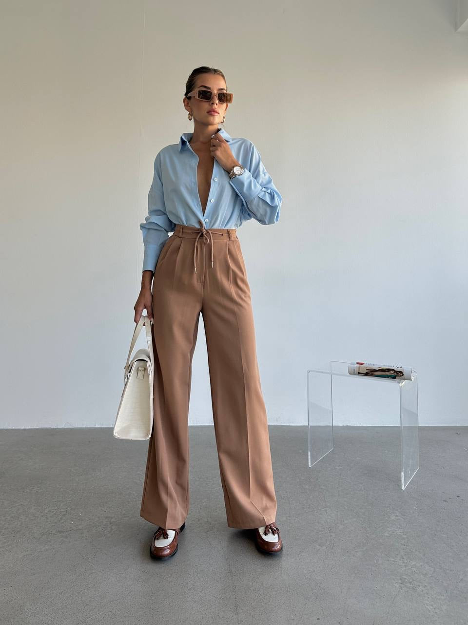 מכנס יולי חום