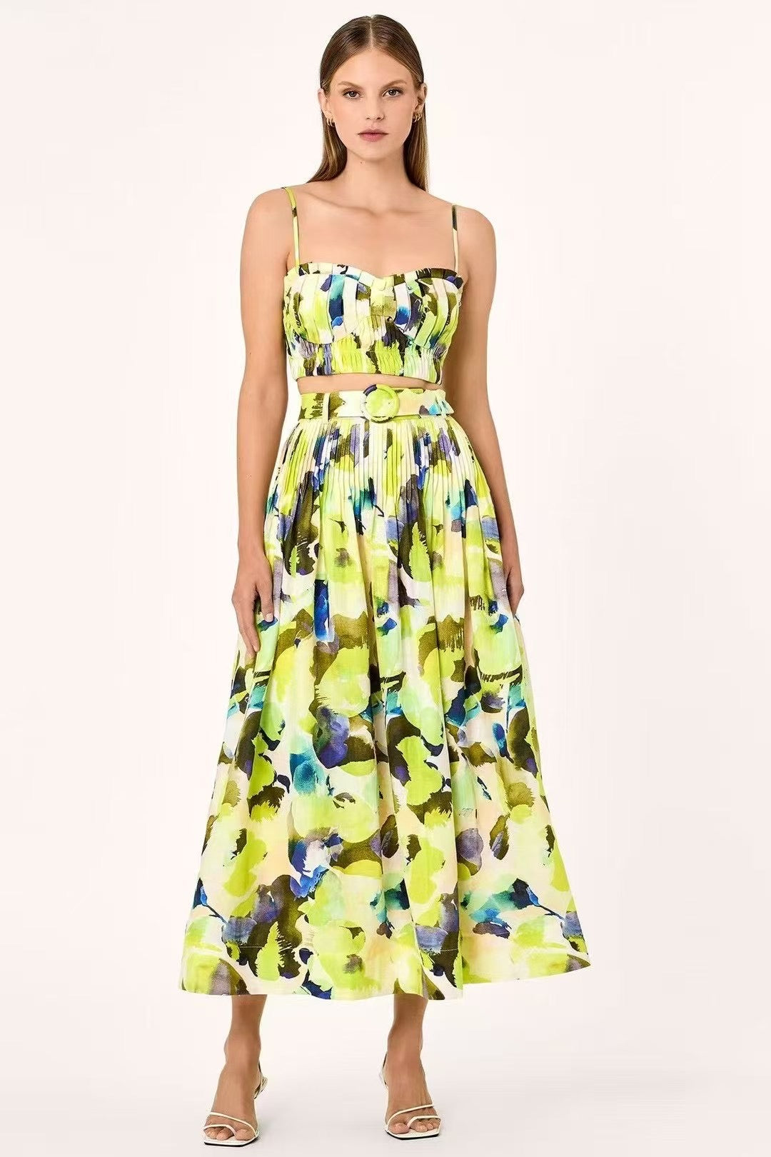 סט חצאית מילי ירוק