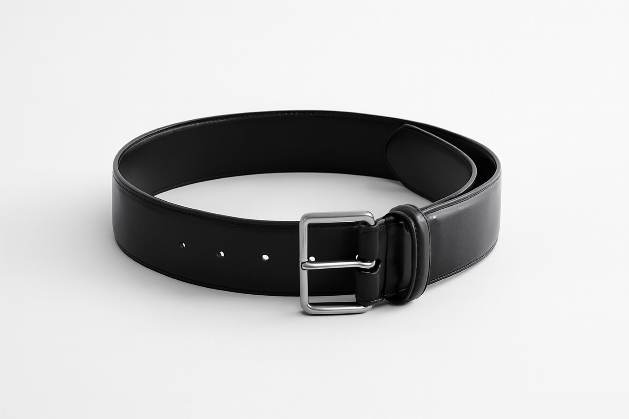 חגורת עור זואי אבזם כסף