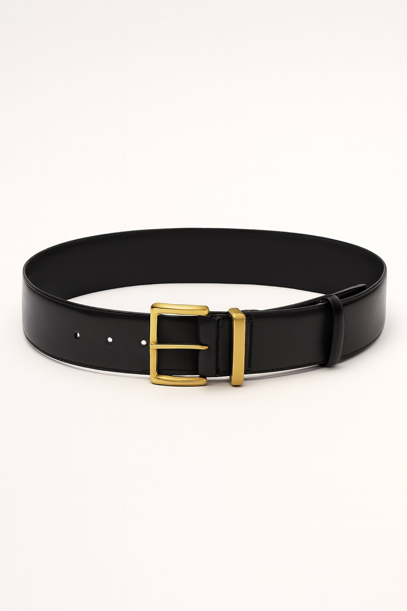 חגורת עור זואי אבזם זהב