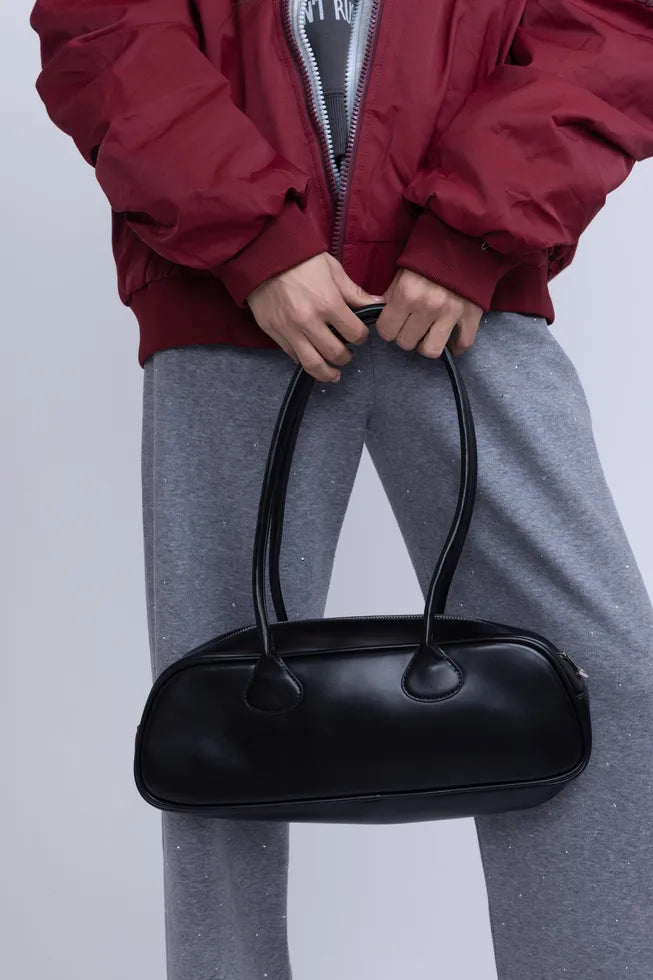 תיק כתף מלבן שחור