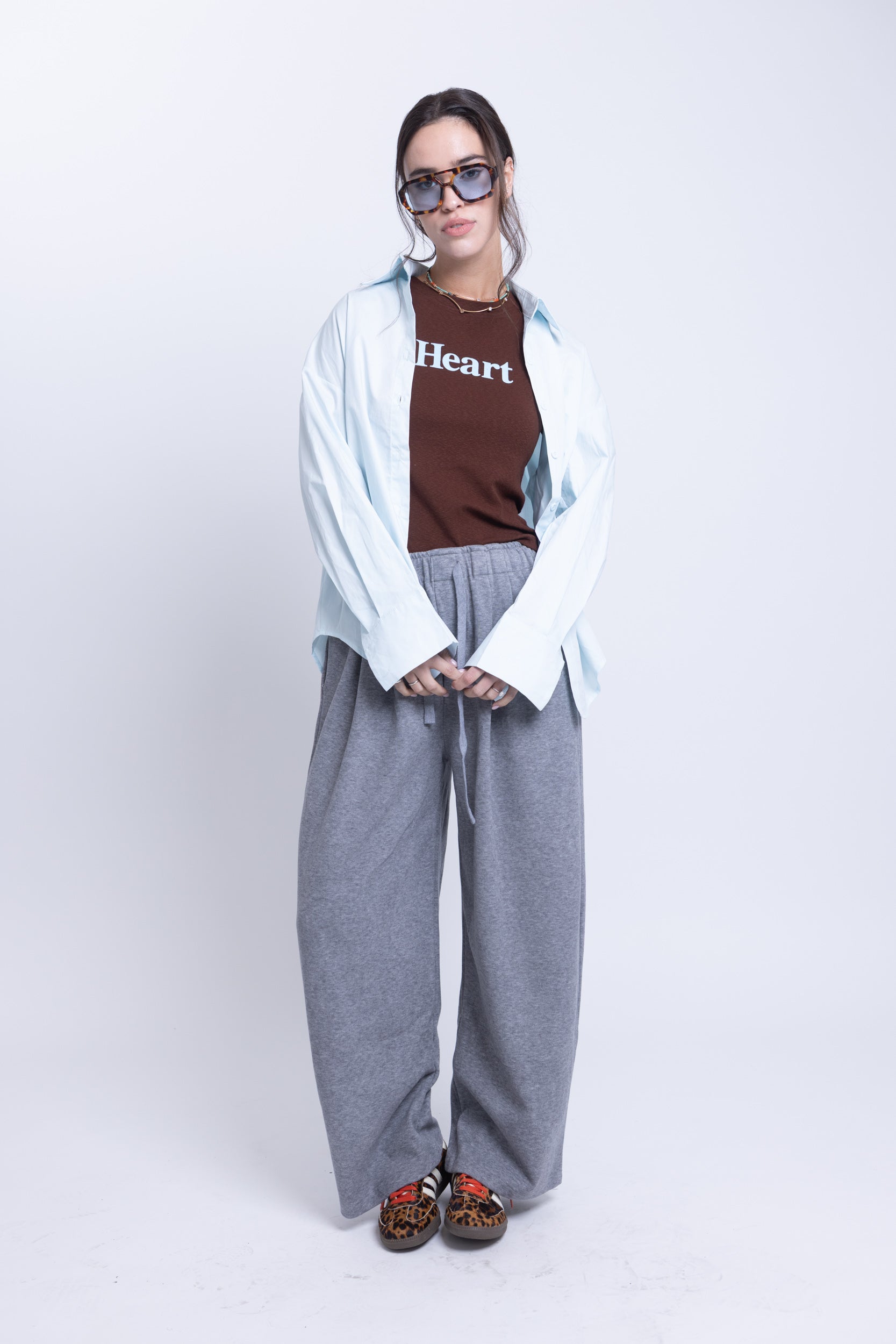 מכנס פוטר סיאול אפור