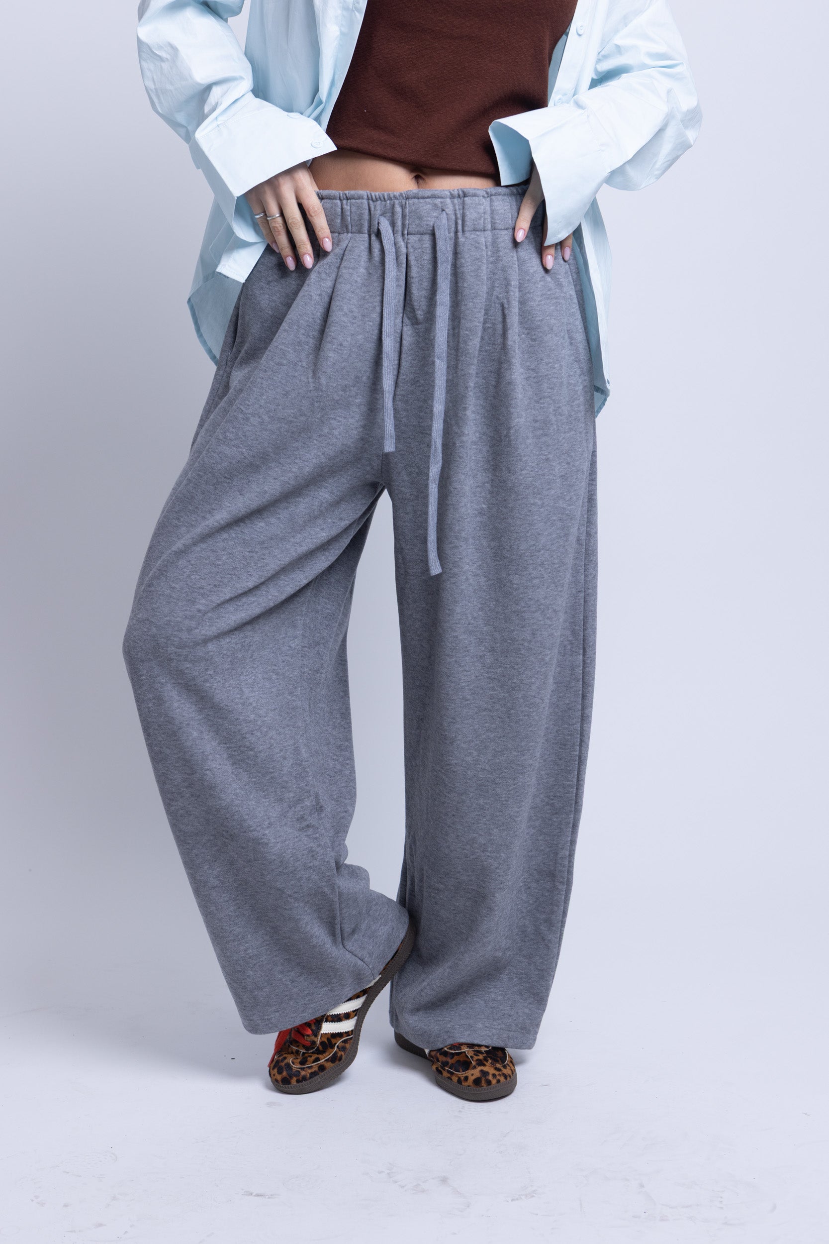 מכנס פוטר סיאול אפור