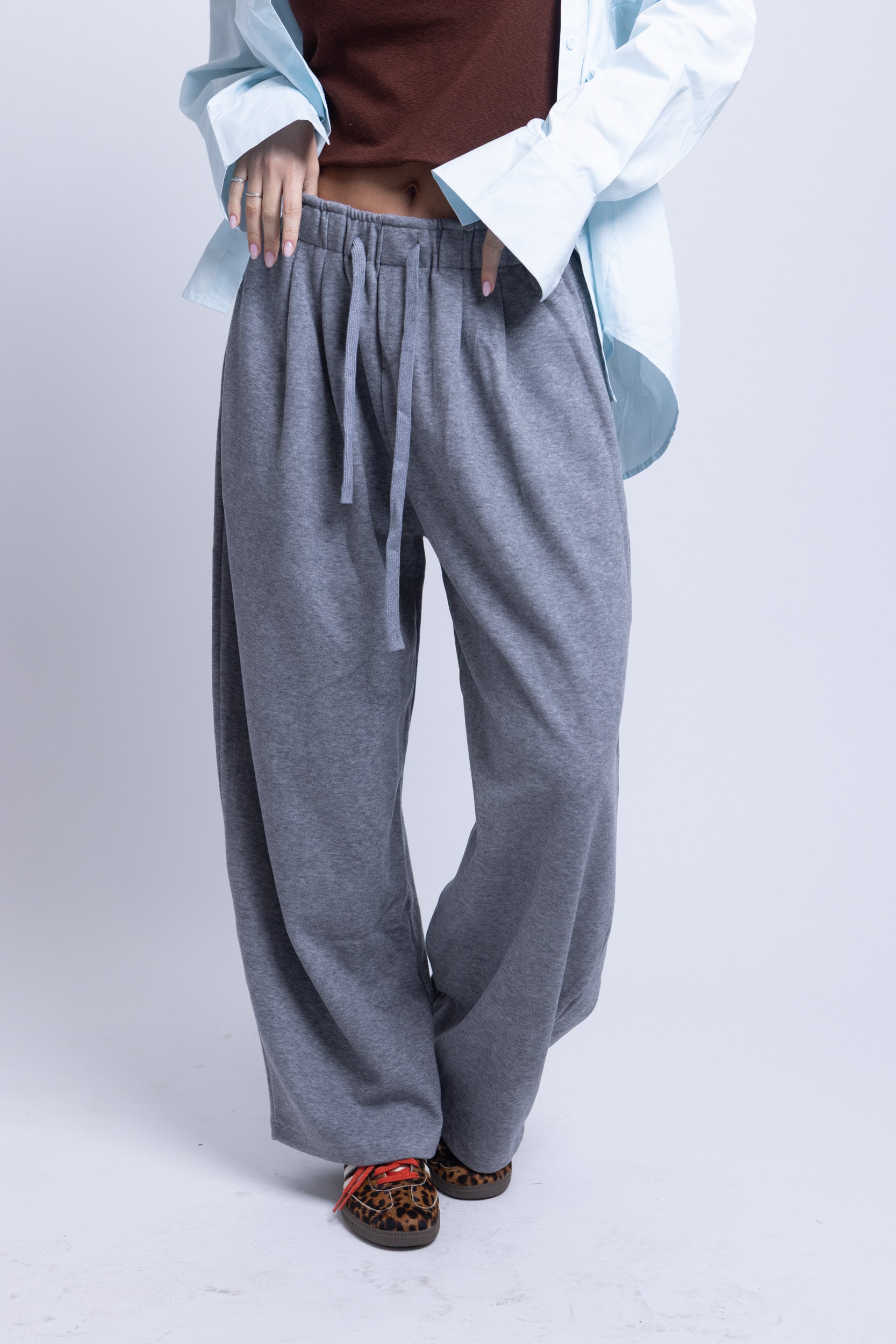 מכנס פוטר סיאול אפור