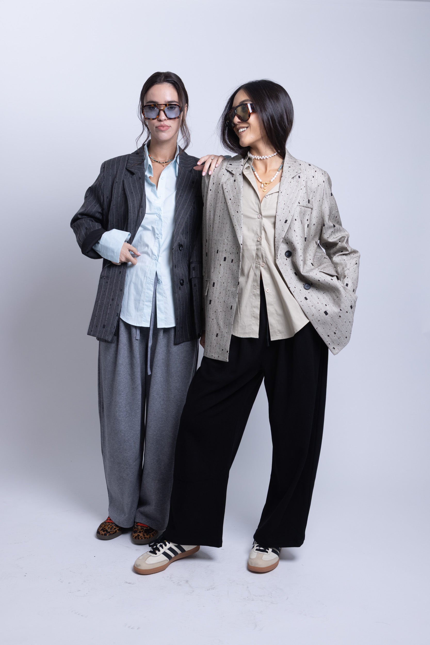 ג׳קט טאשי אפור