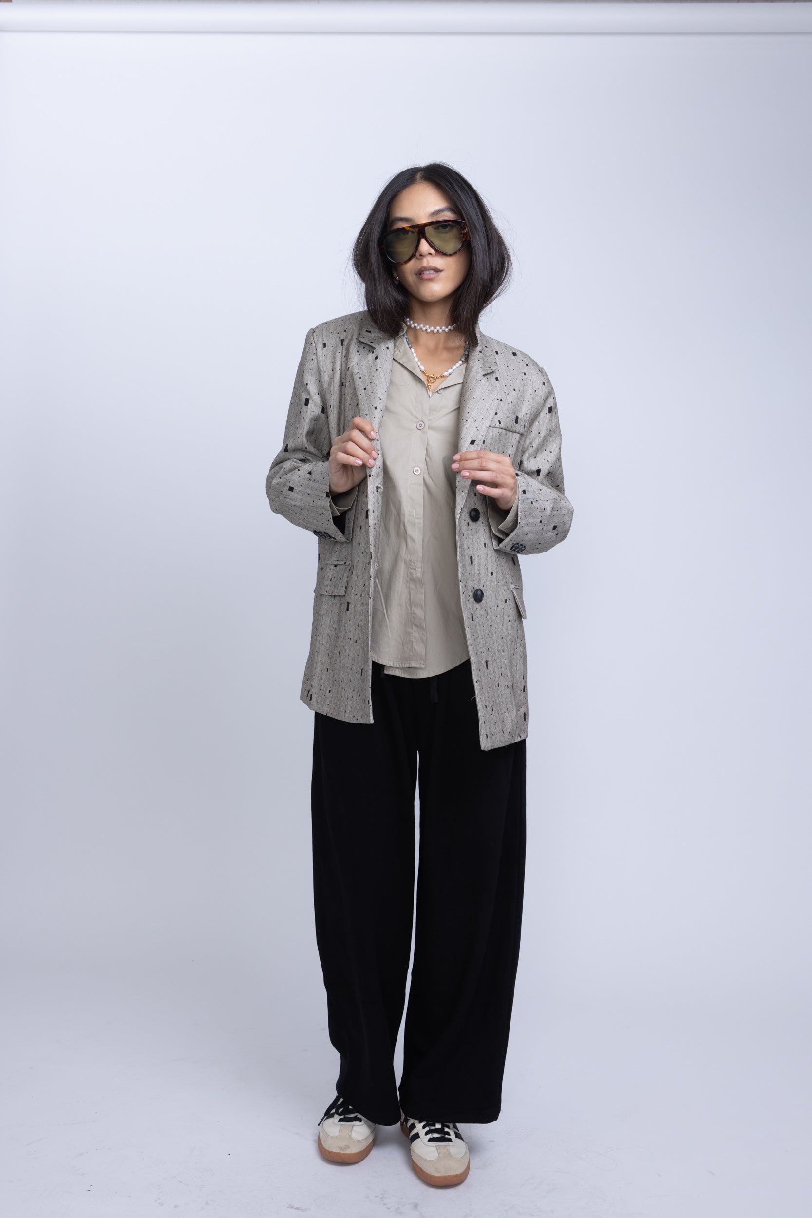 מכנס פוטר סיאול שחור