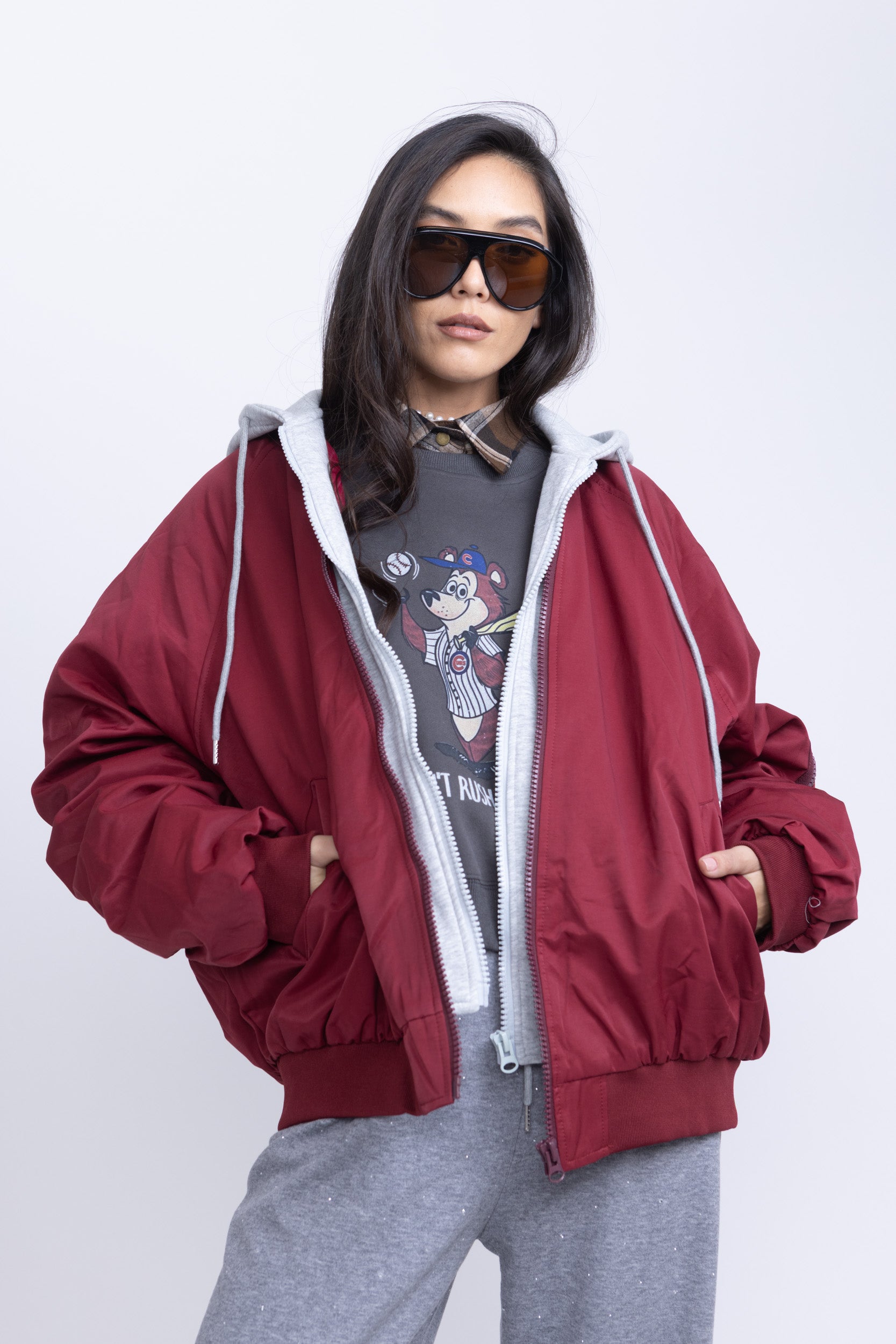 מעיל פוך סאן בורדו