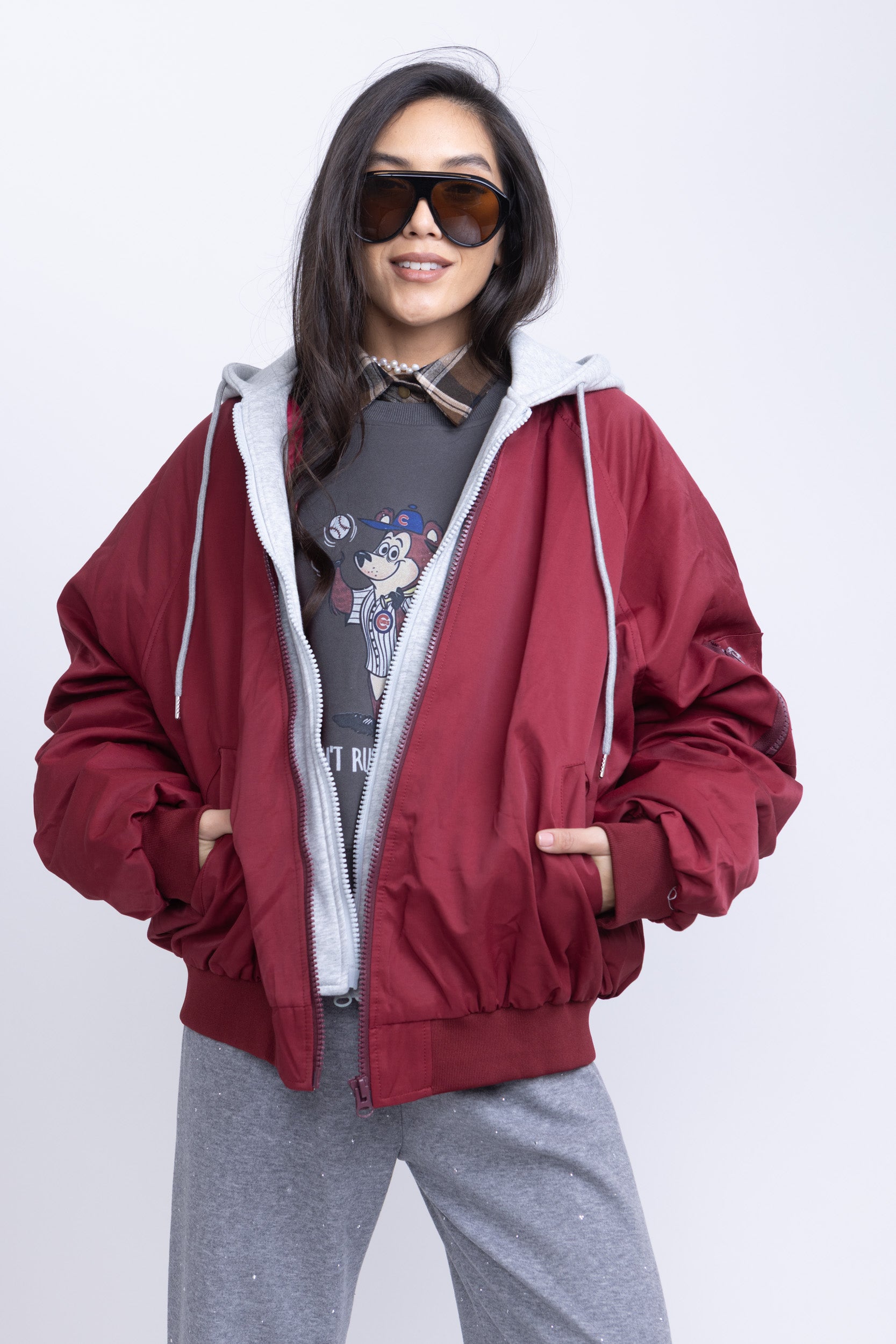 מעיל פוך סאן בורדו