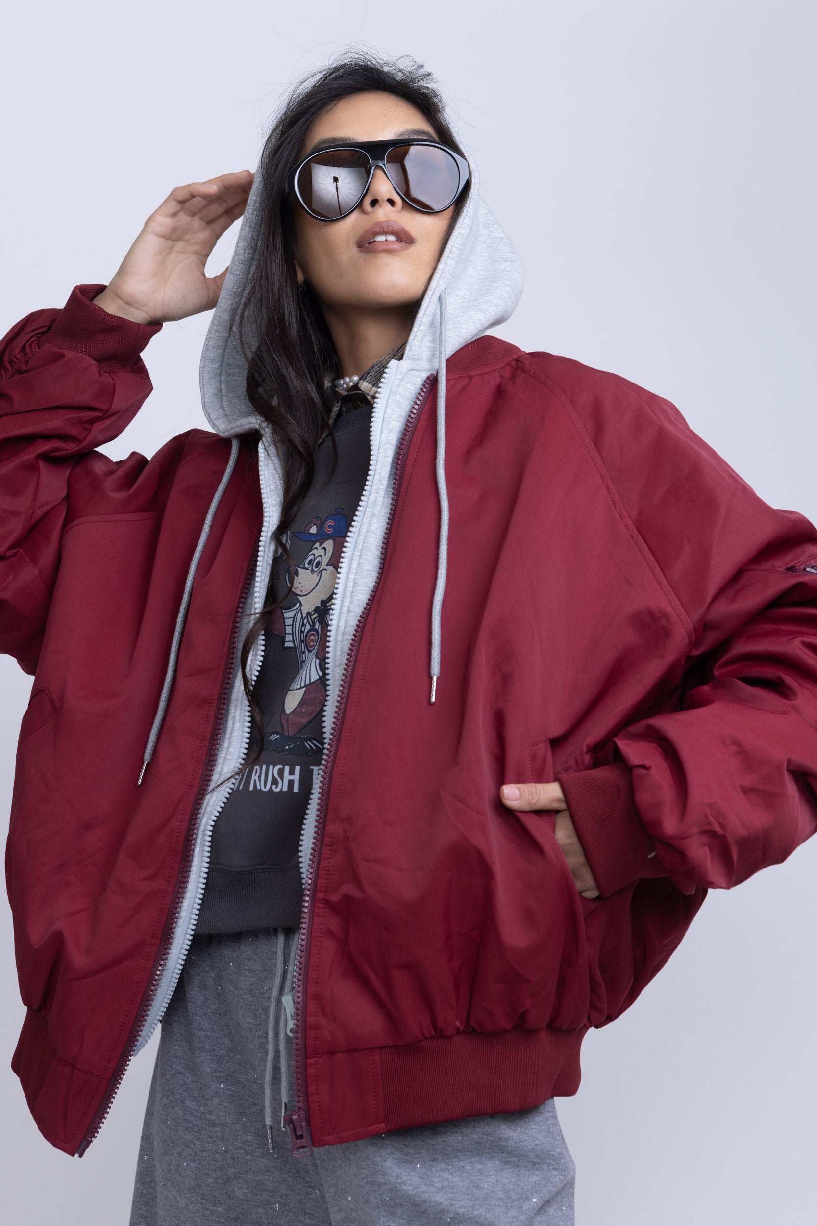 מעיל פוך סאן בורדו