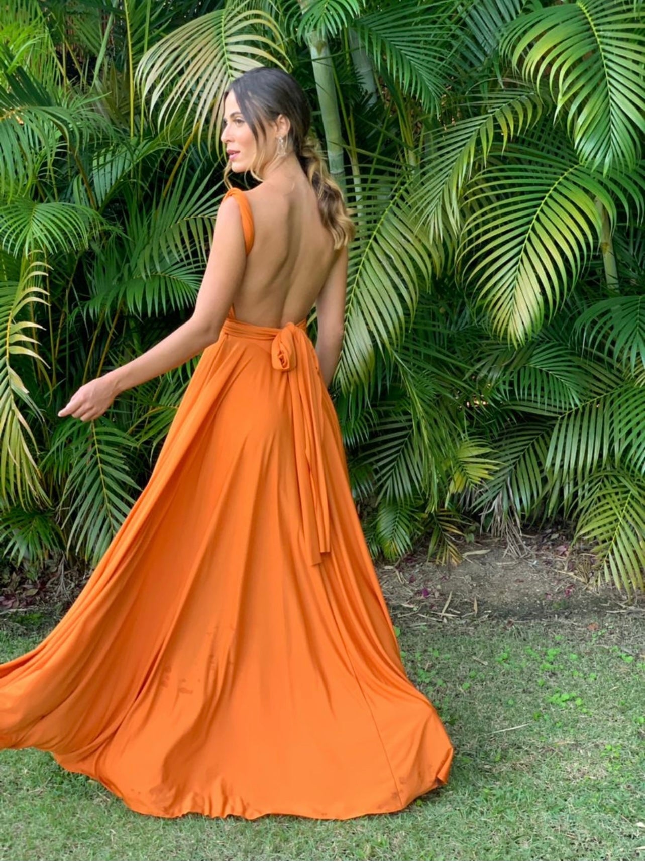 שמלת מקסי אופשן