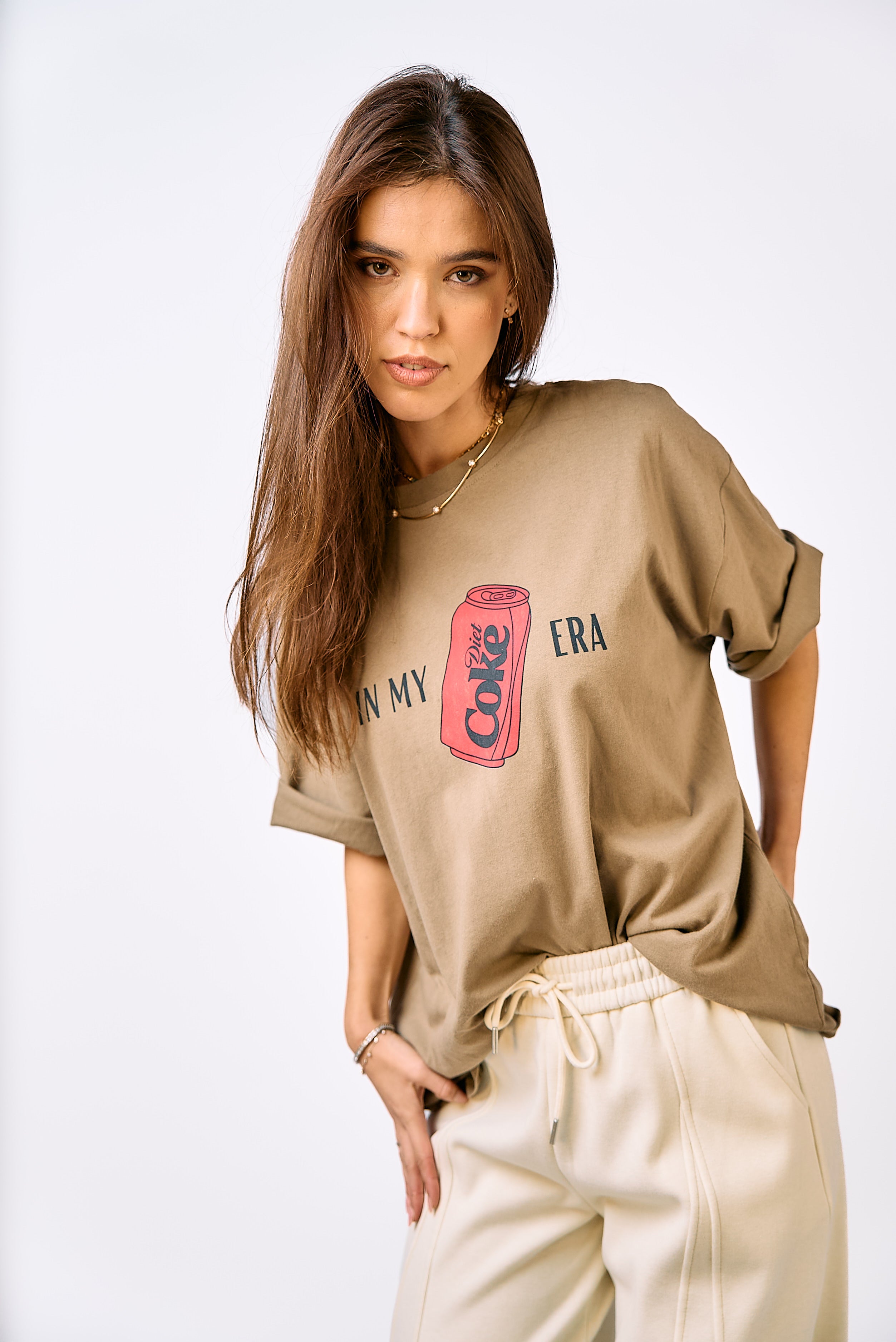 חולצת טי זירו חום