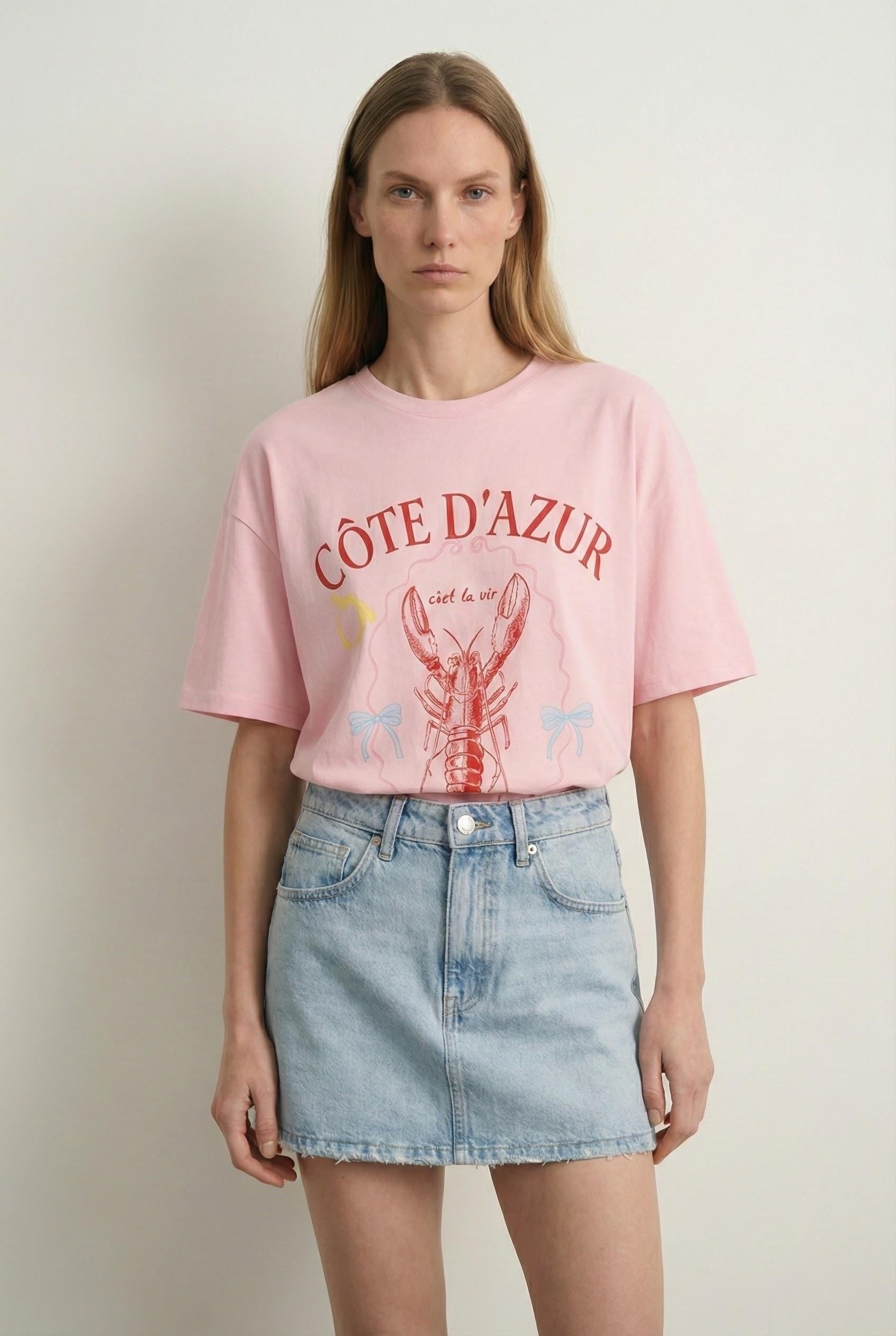 חולצת טי קוטי ורוד