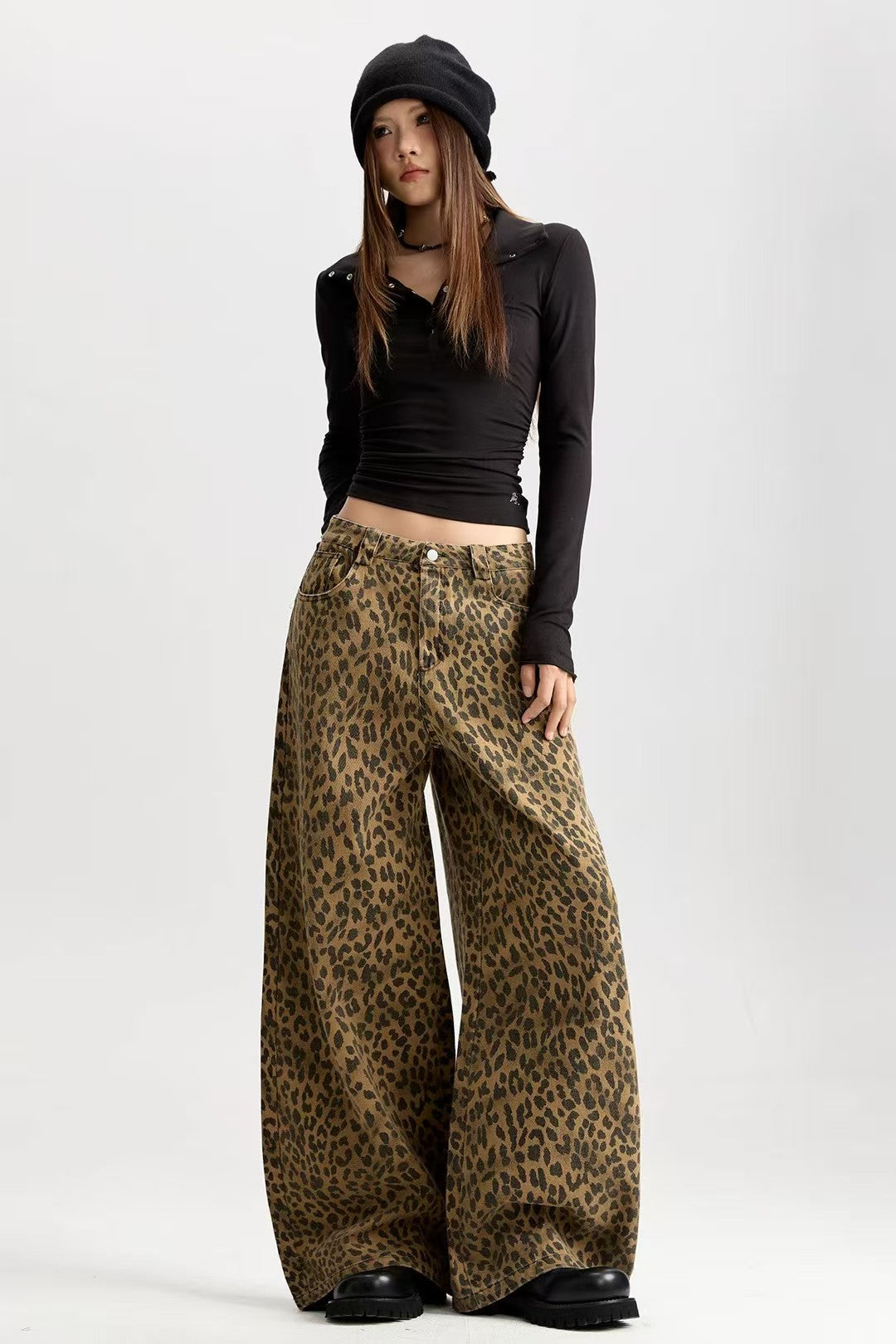 ג׳ינס היילי מנומר