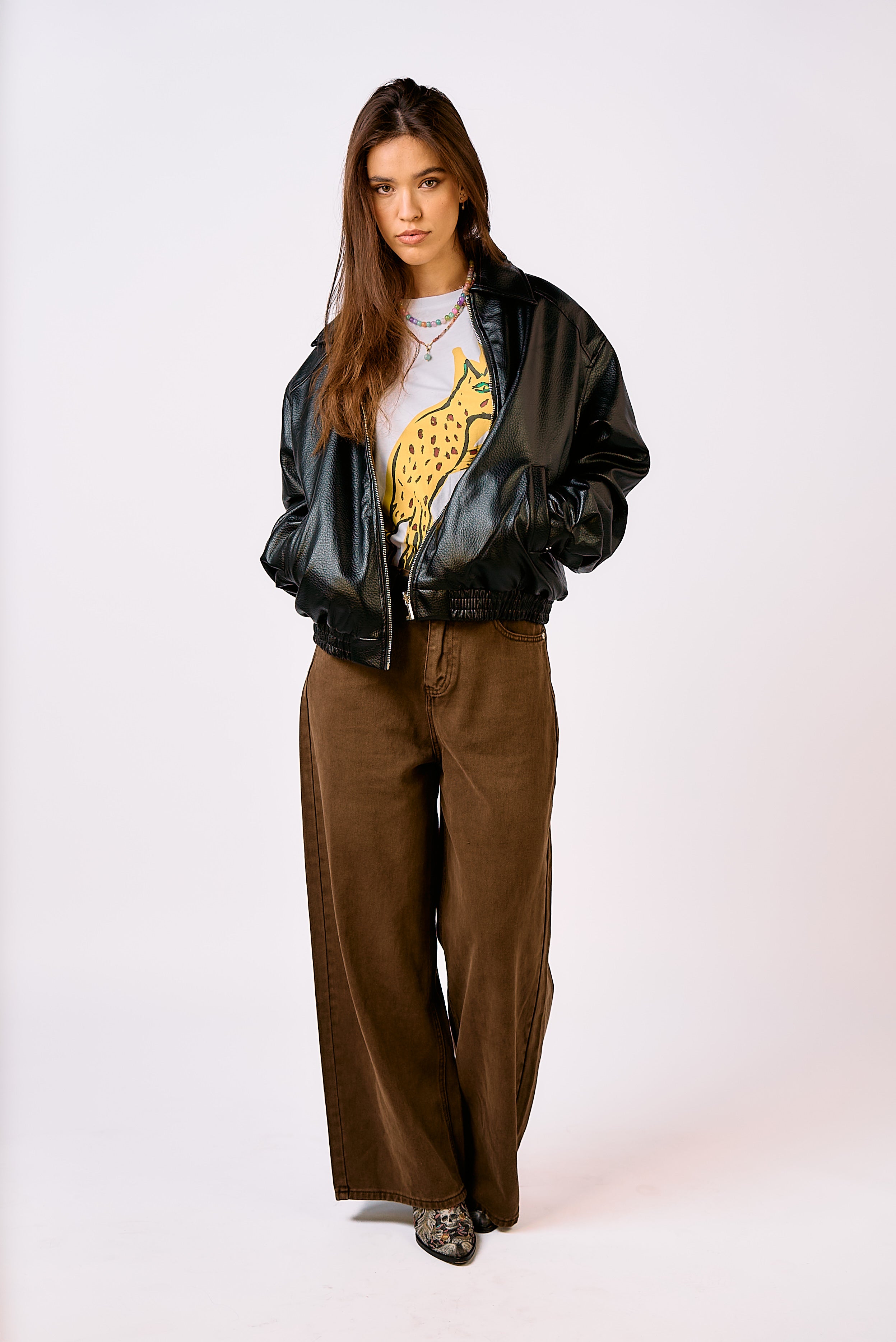 ג׳ינס מרינה חום