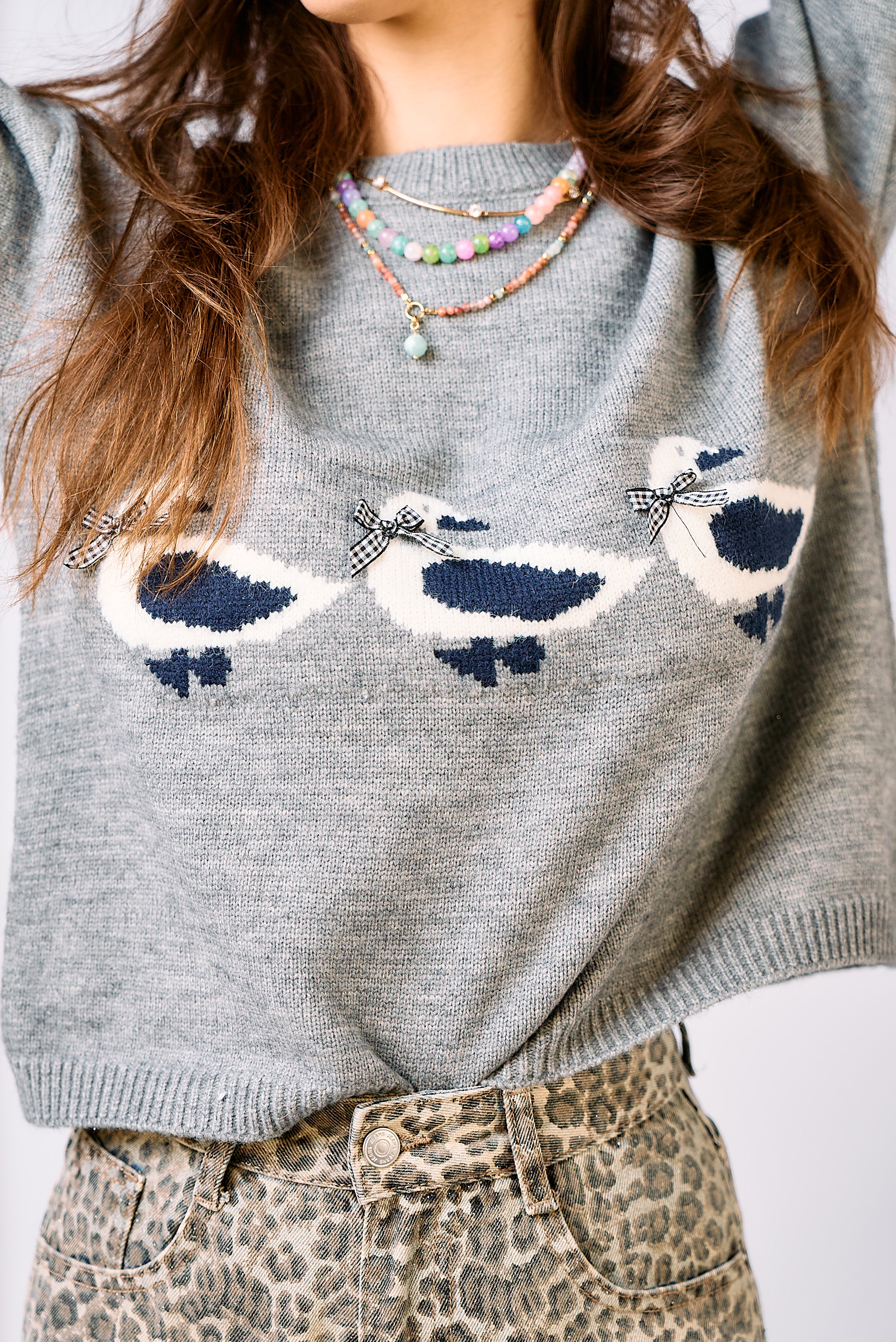 סריג נולי אפור