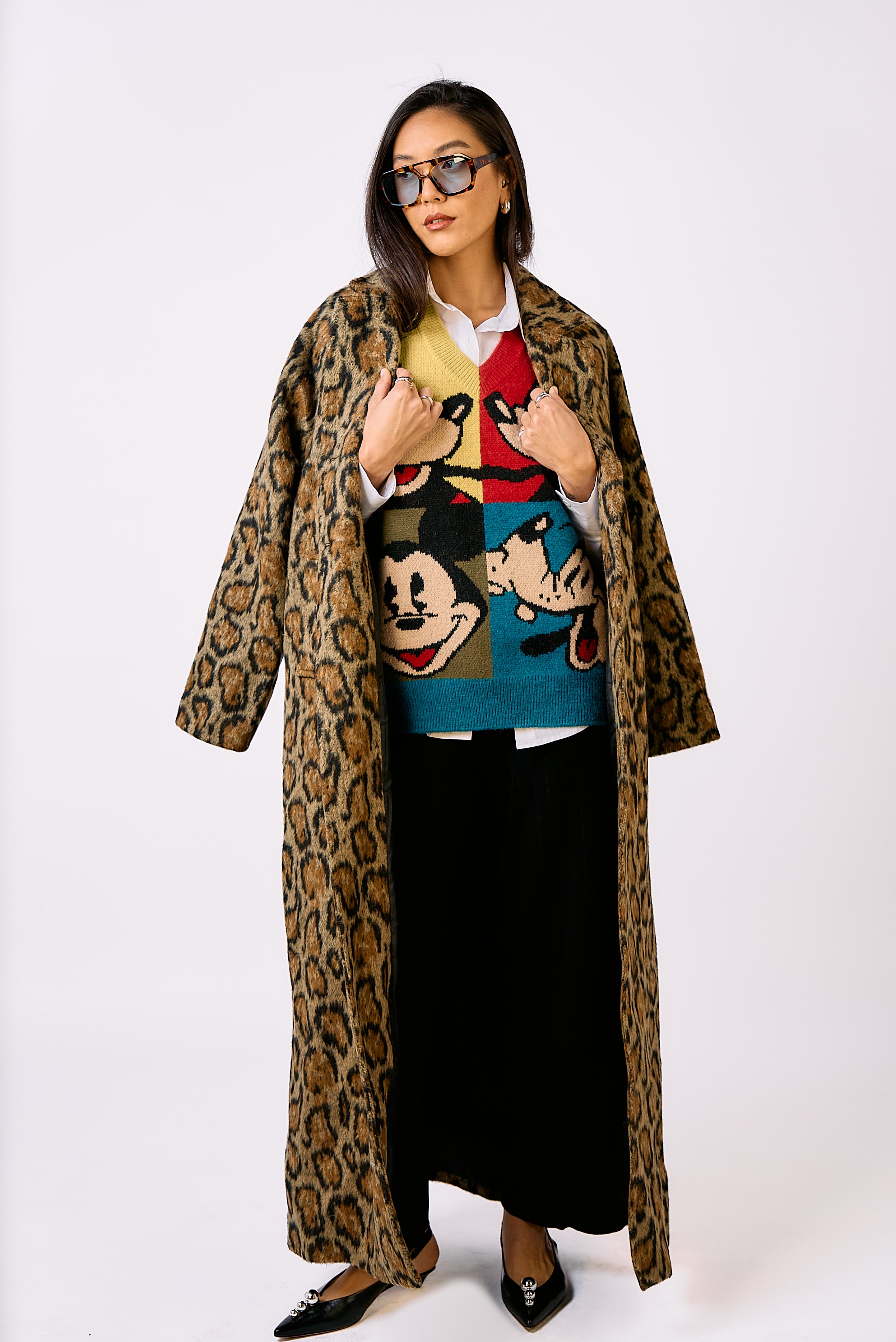 מעיל טינה מנומר