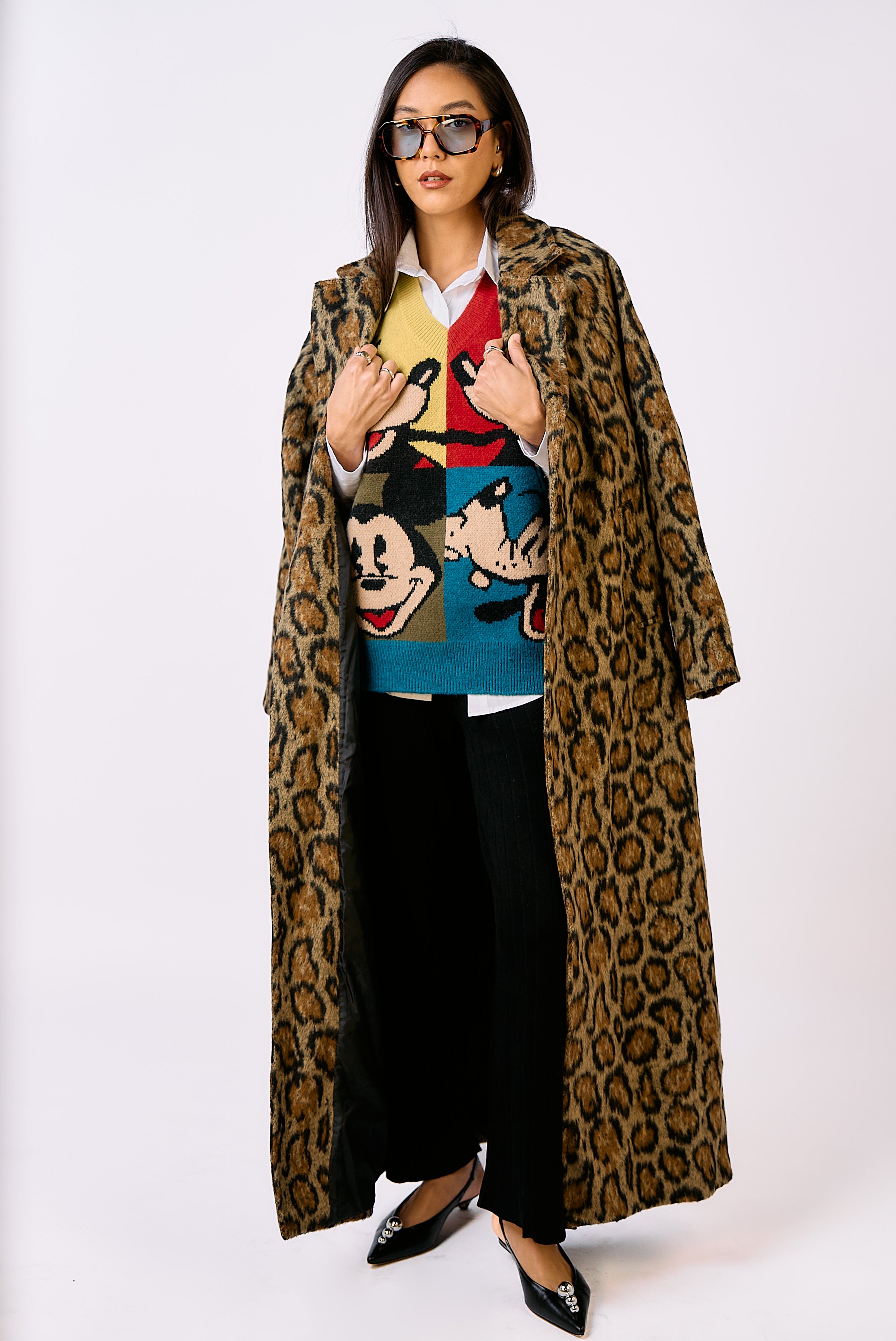 מעיל טינה מנומר