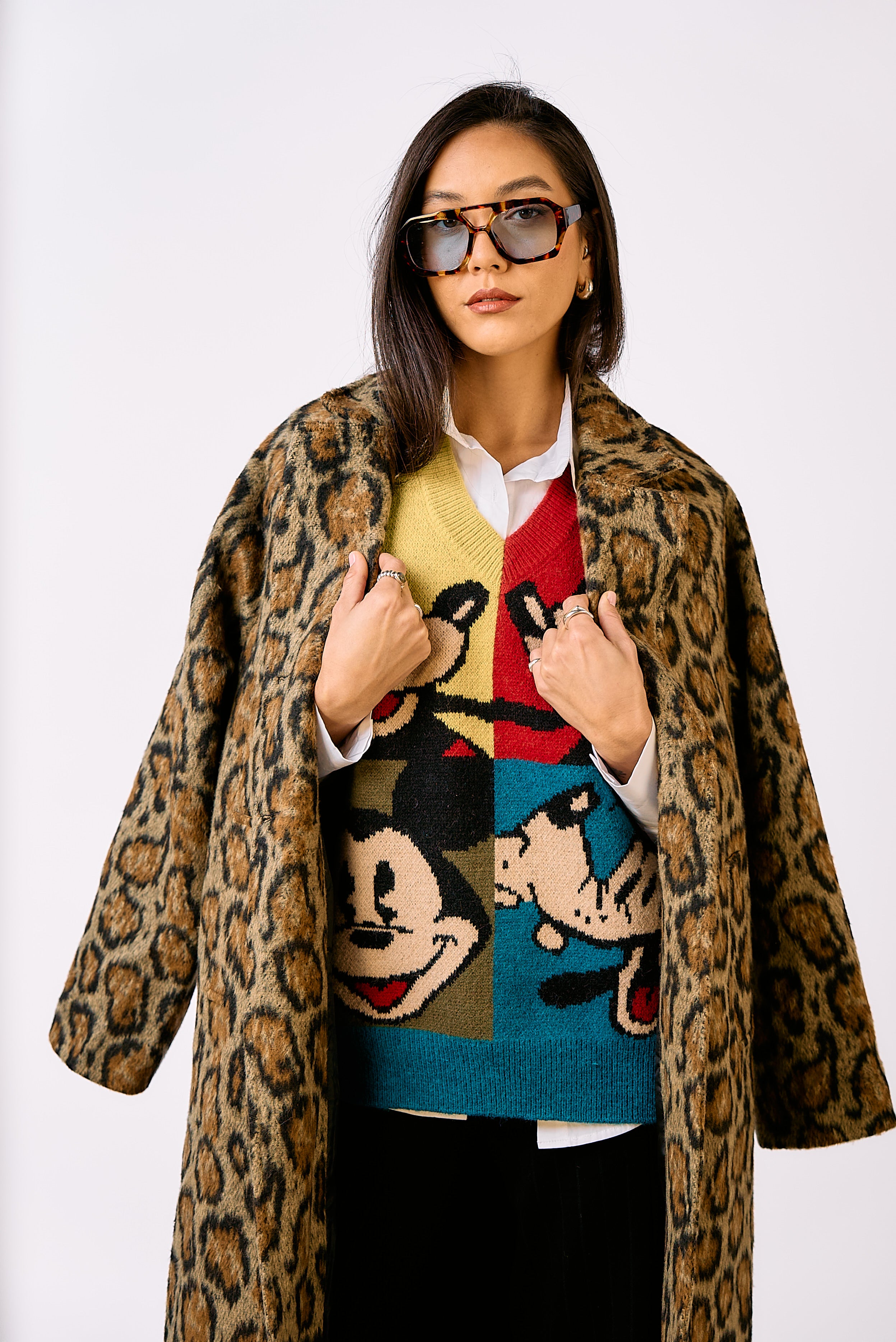 מעיל טינה מנומר