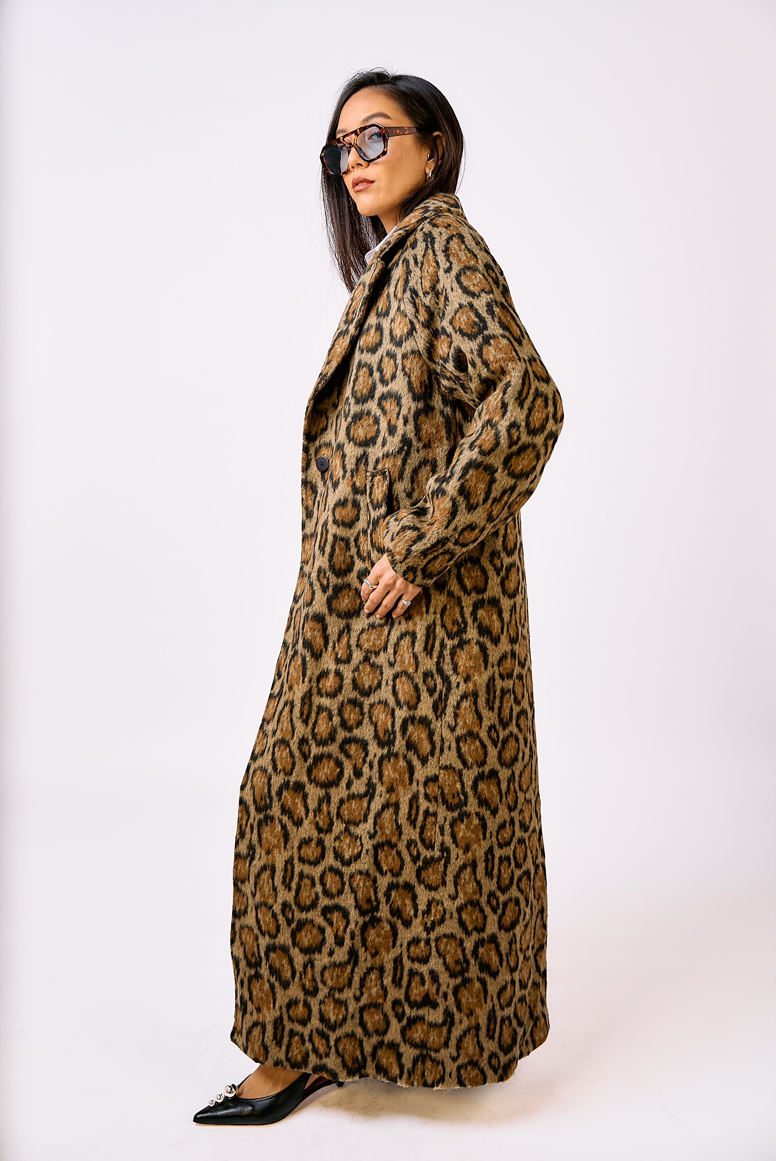 מעיל טינה מנומר