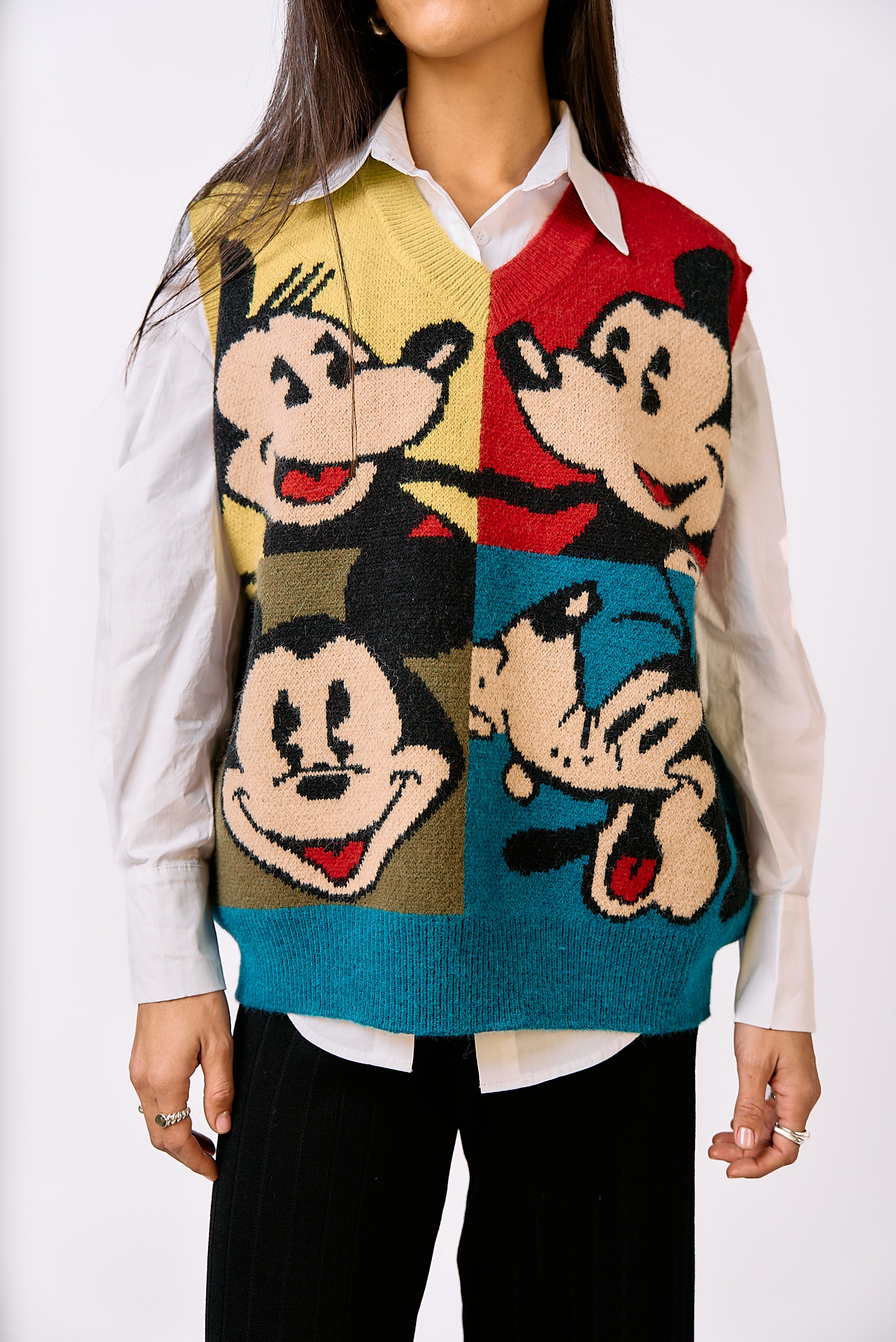 סריג אפודה מיקי מאוס