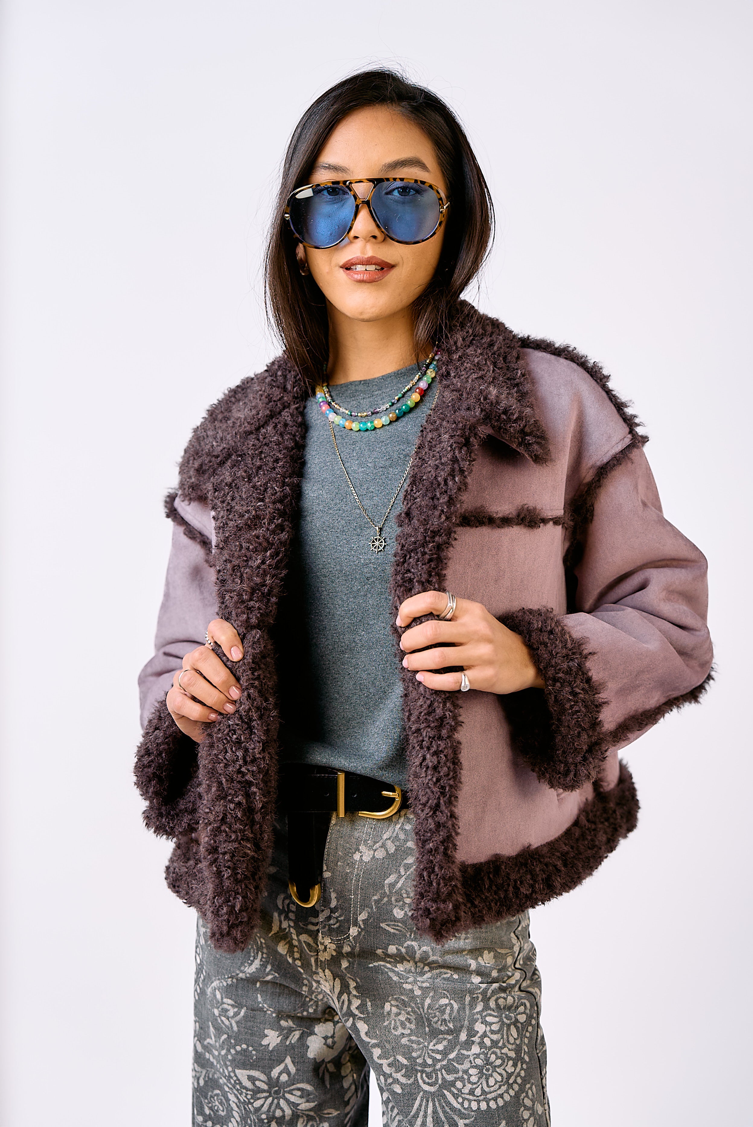 חולצת טי סמייל אפור