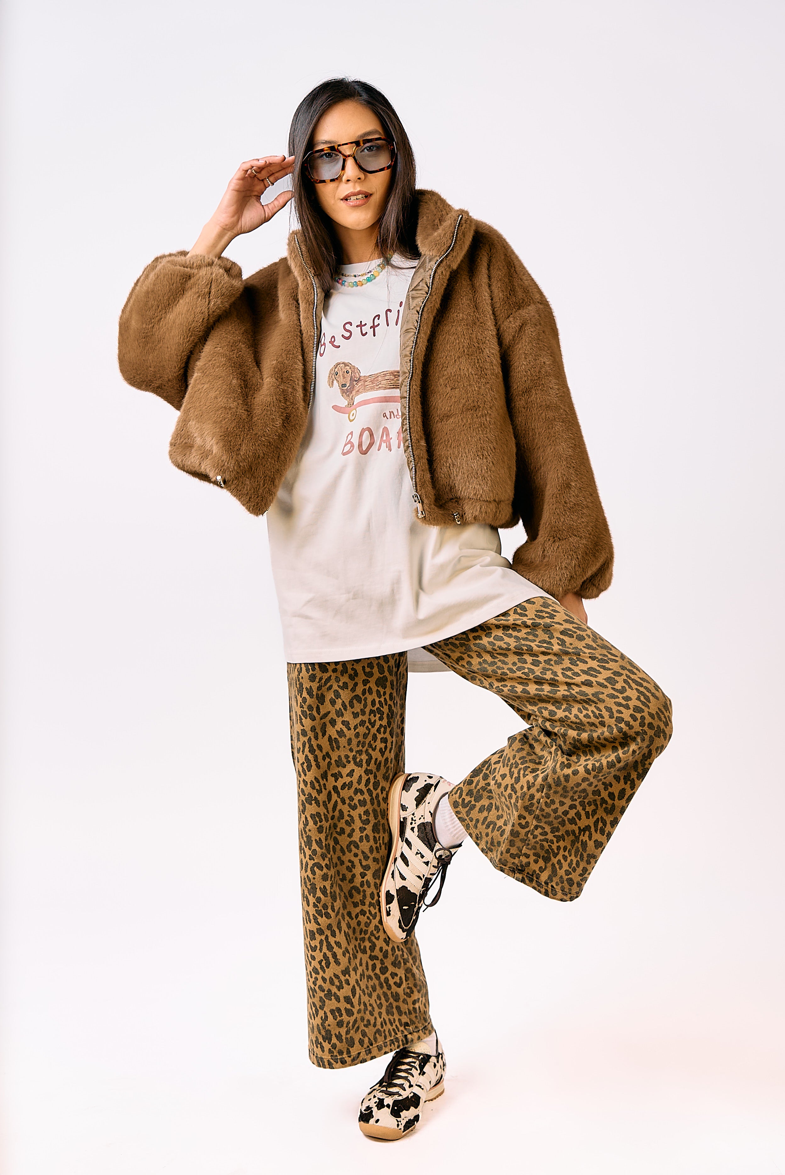 ג׳ינס היילי מנומר