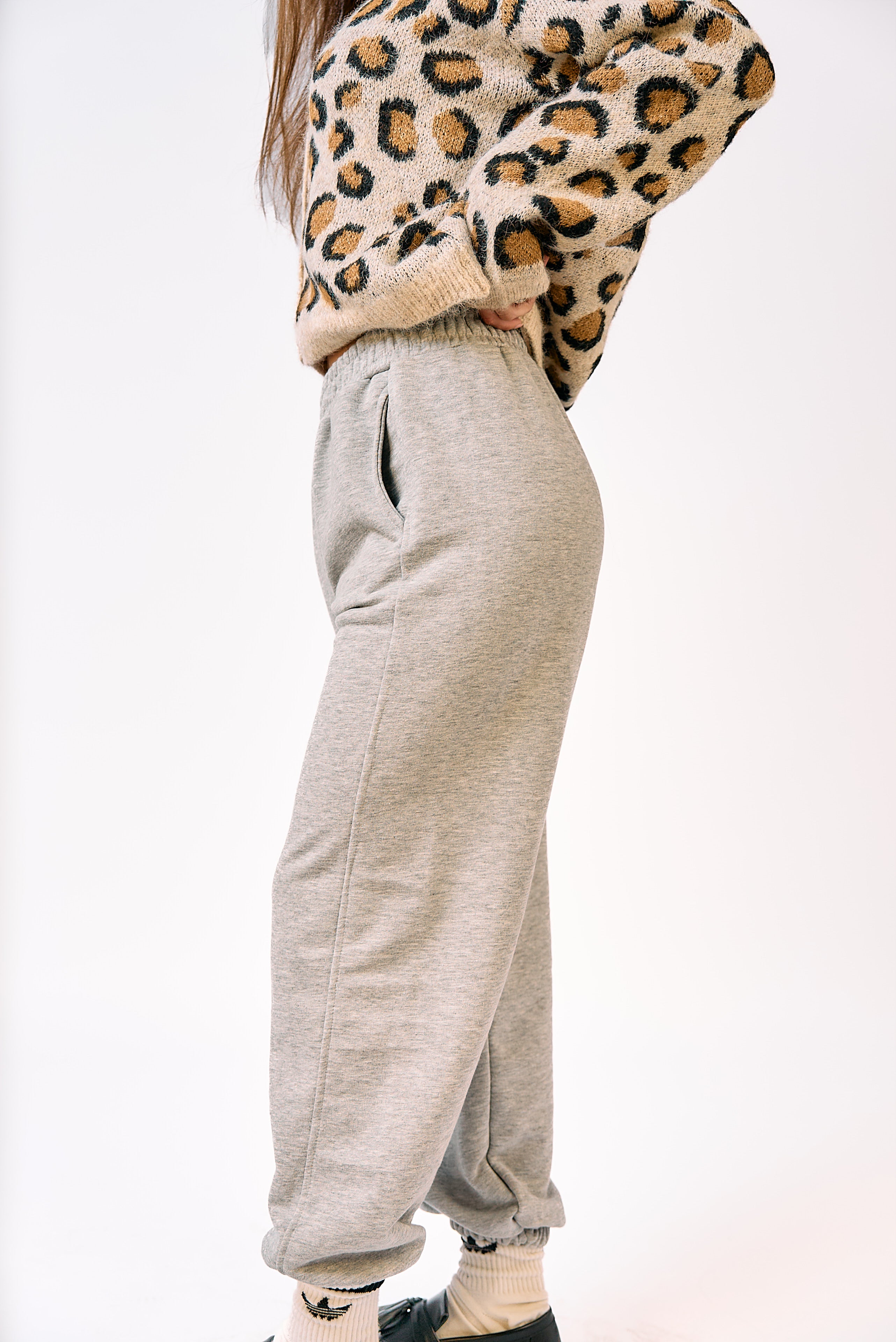 מכנס פוטר אפור נרי