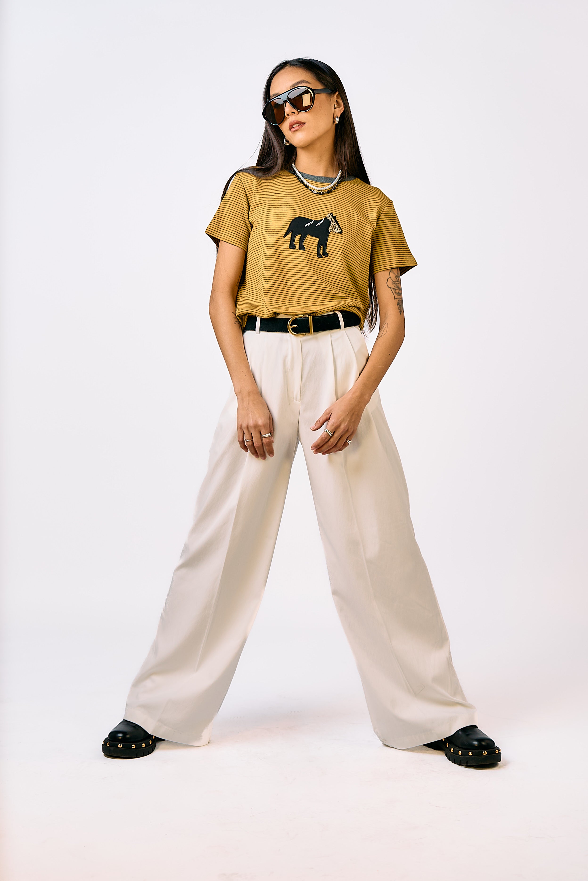 חולצת טי אוניק פסים