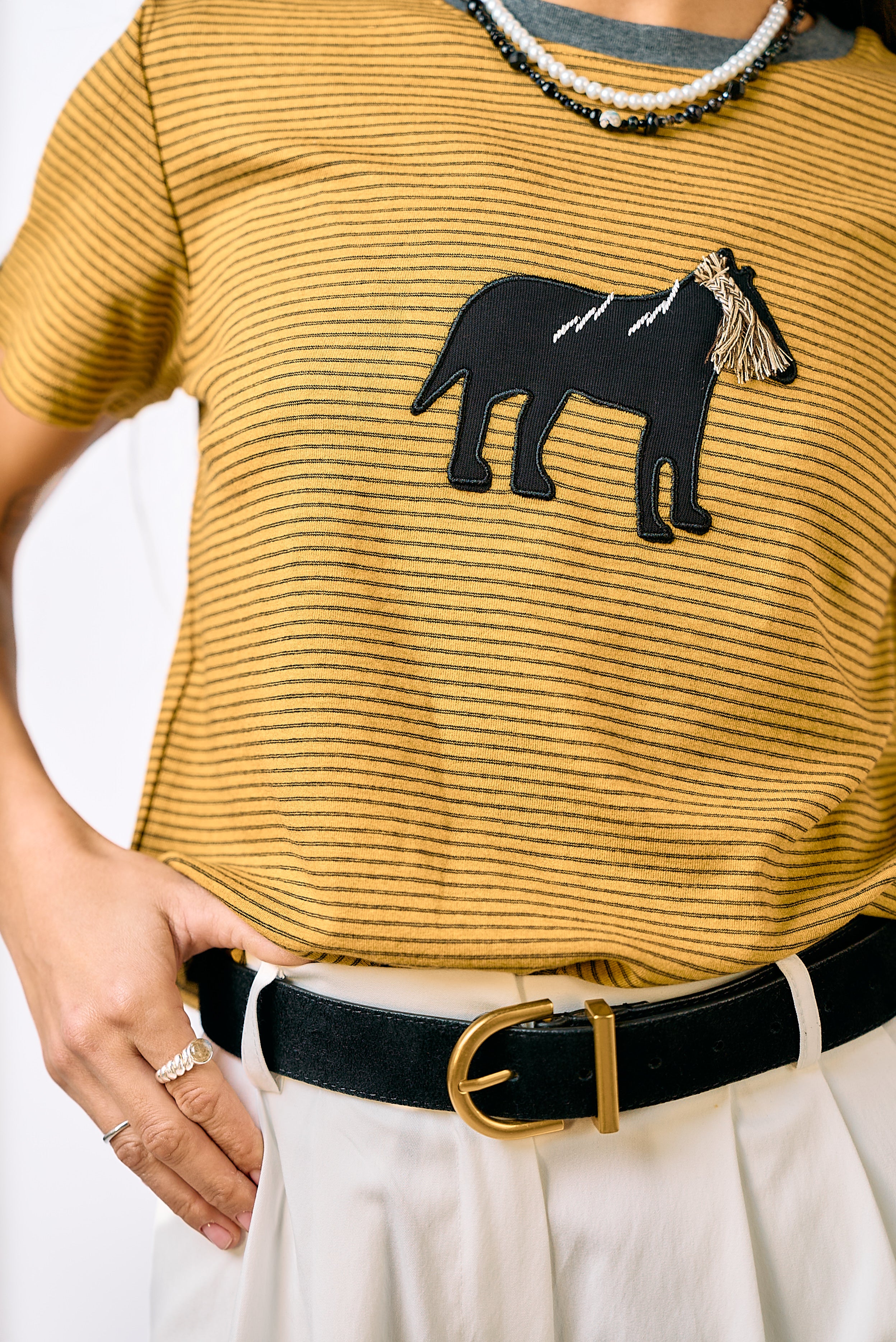 חולצת טי אוניק פסים