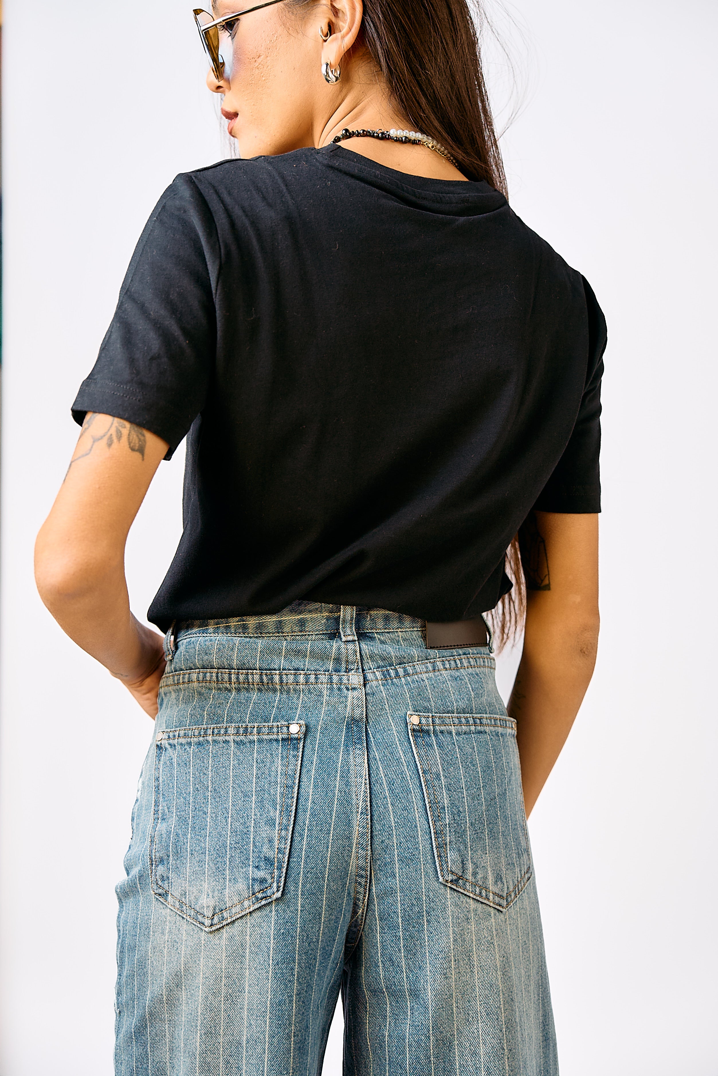 ג׳ינס דונה פסים