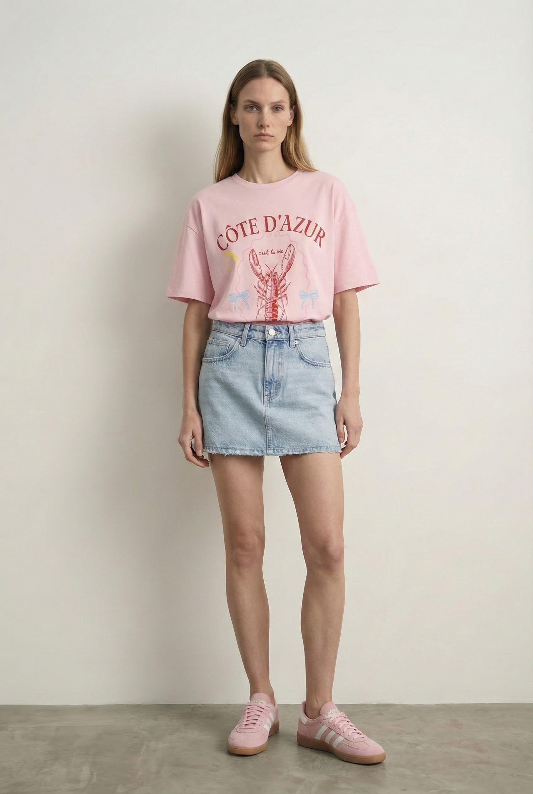 חולצת טי קוטי ורוד