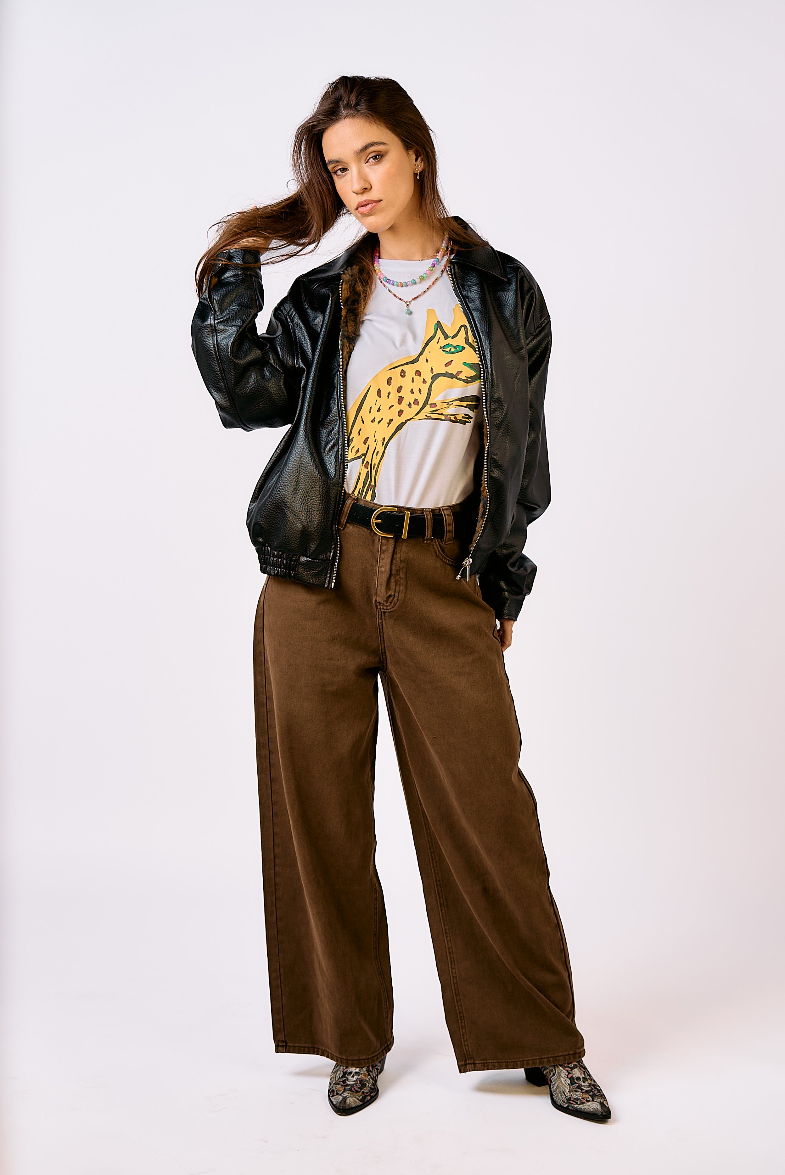 חולצת טי טינה לבן