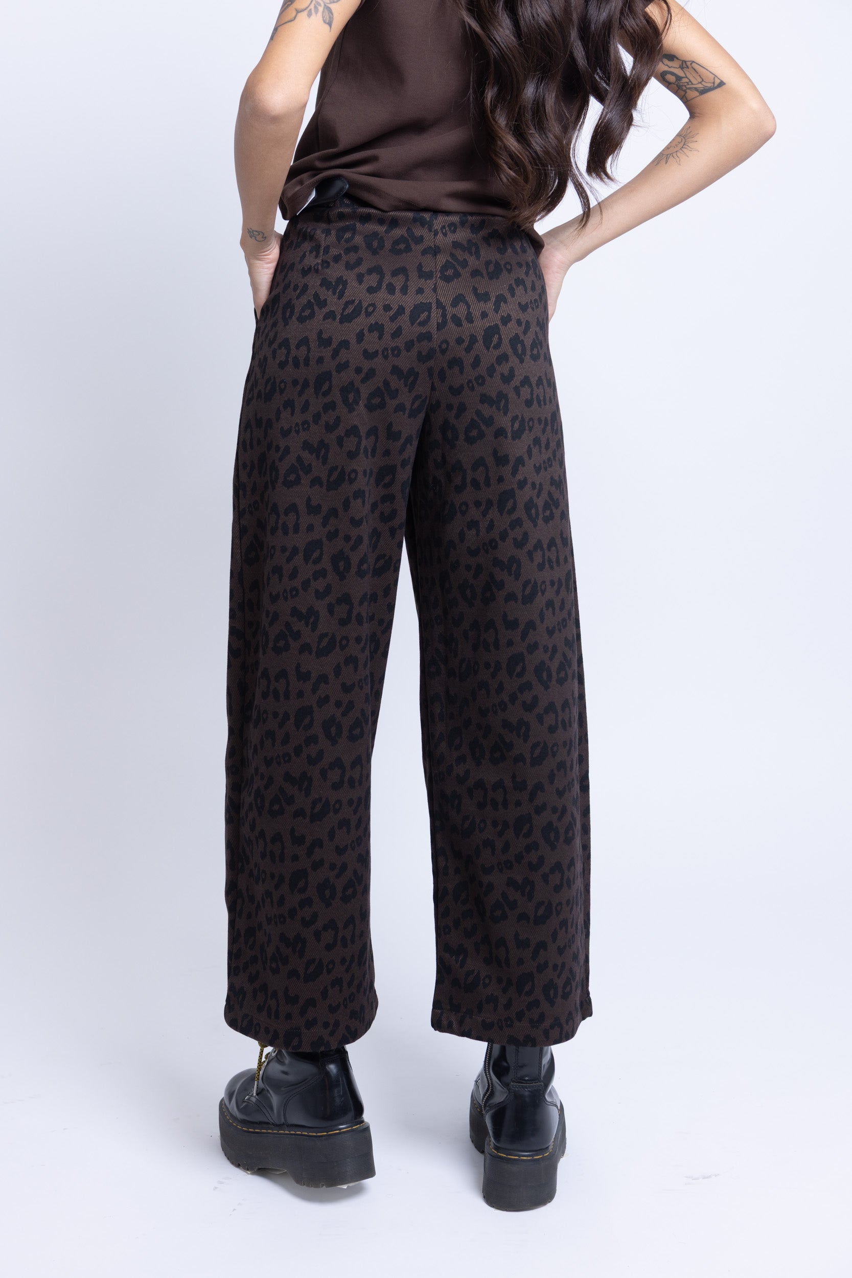 מכנס עיני מנומר חום