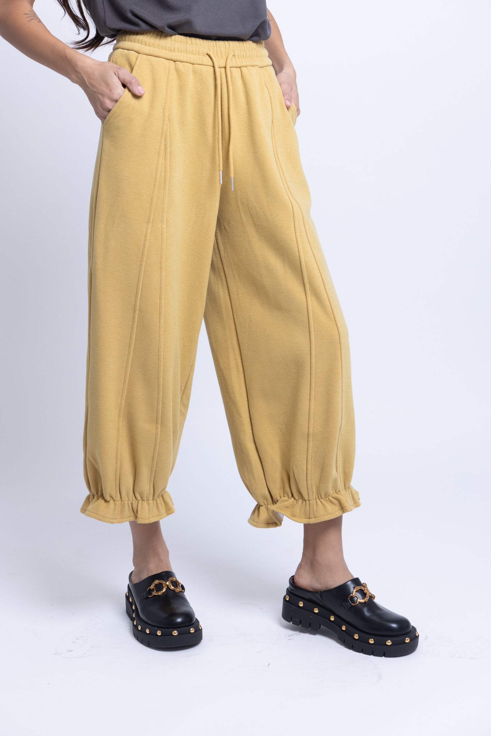 מכנס דמי בלון חרדל