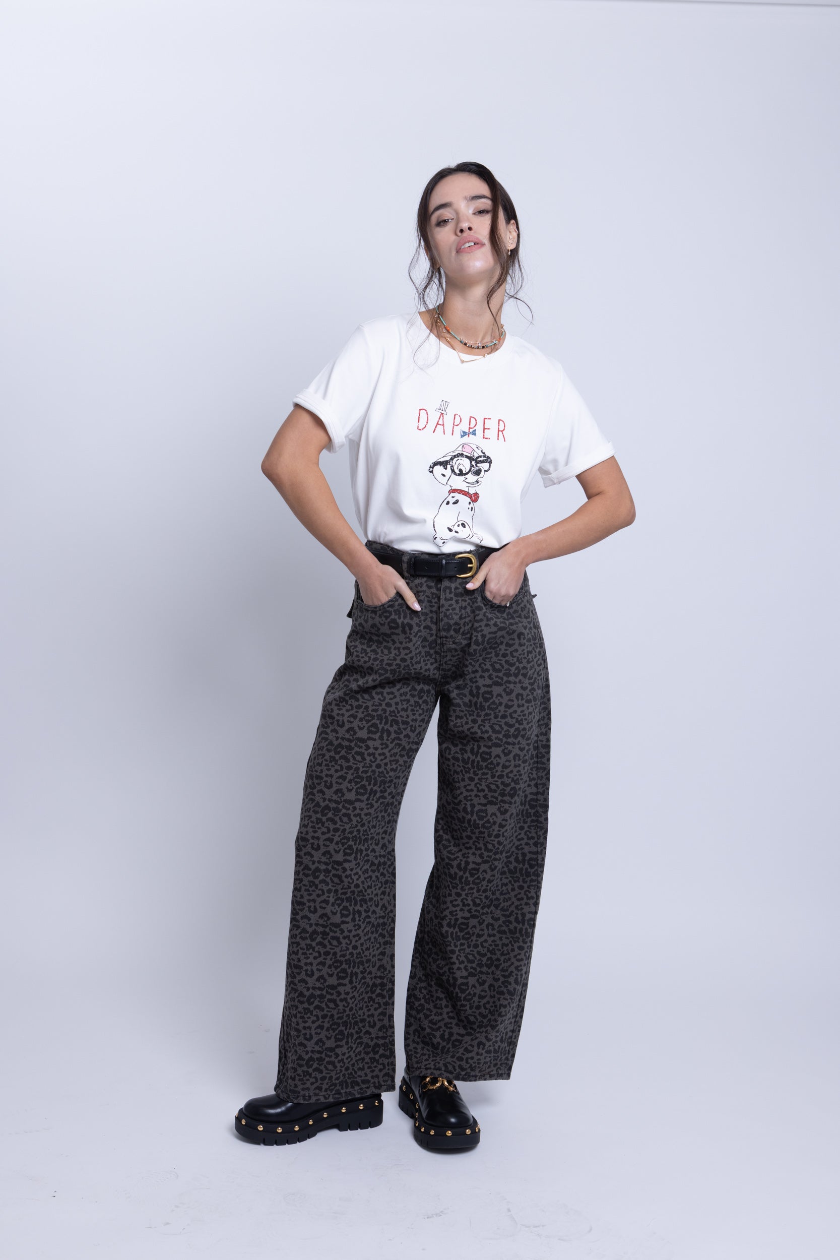 מכנס לונה קרגו מנומר