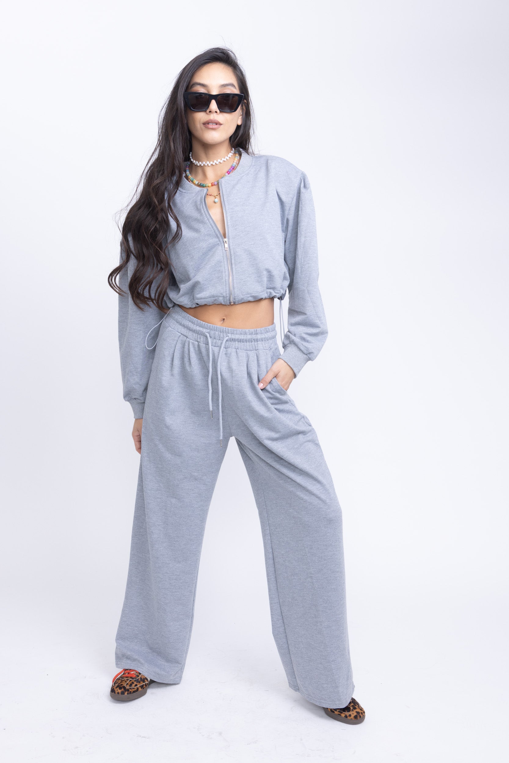 חליפת פוטר ננה אפור