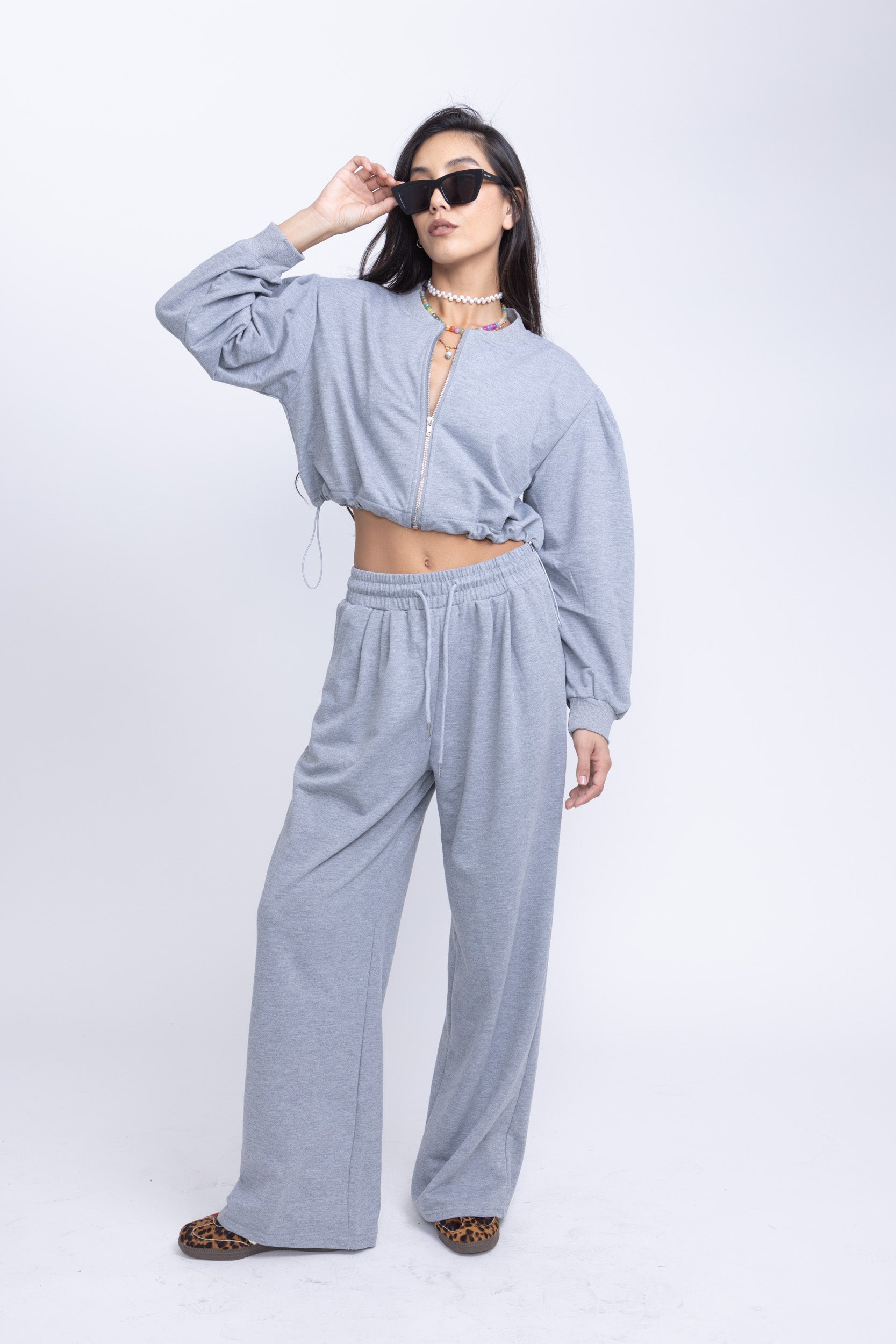 חליפת פוטר ננה אפור